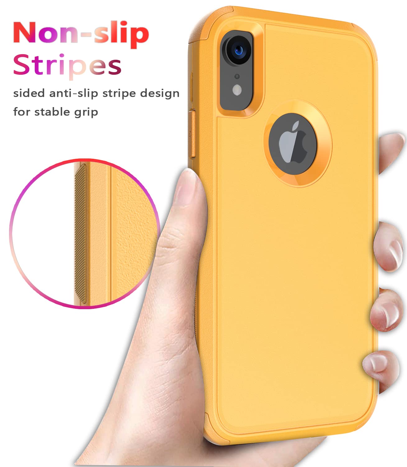 Diverbox For Iphone Xr Case [Shockproof] [Dropproof] [Dust Proof],Heavy Duty Protection Phone Case Cover For Apple Iphone Xr (Ye