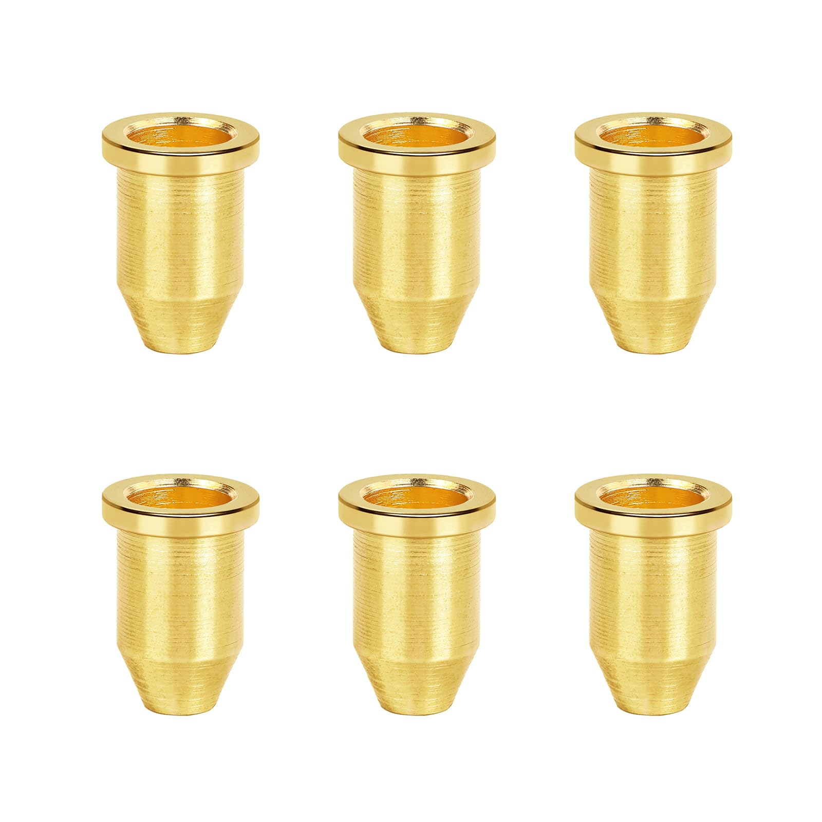 Banworks Guitar String Mounting Ferrules 6.4mm (1/4) Vintage String Through Body Ferrule for Telecaster Tele Guitars Pack of 6 J