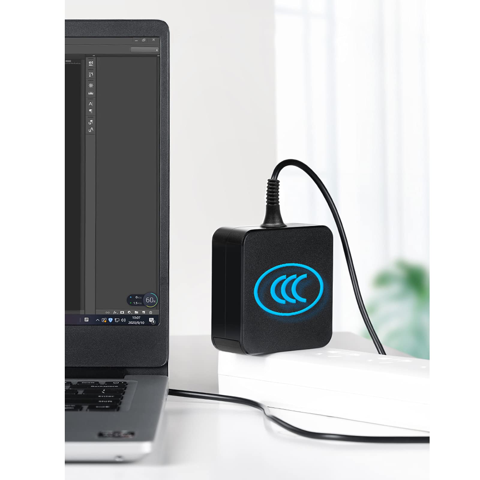 Flgan 65W Charger For Msi Ms 14B3 Ms 1551 Cubi 5 3 Modern 14 15 A10M A10Ras Optix Ag321Cr G24C4 Ps42 Ps63 Coofun Um700 Um350 Beelink Ser3 Ser4 W19 065N1A W19 065N1C