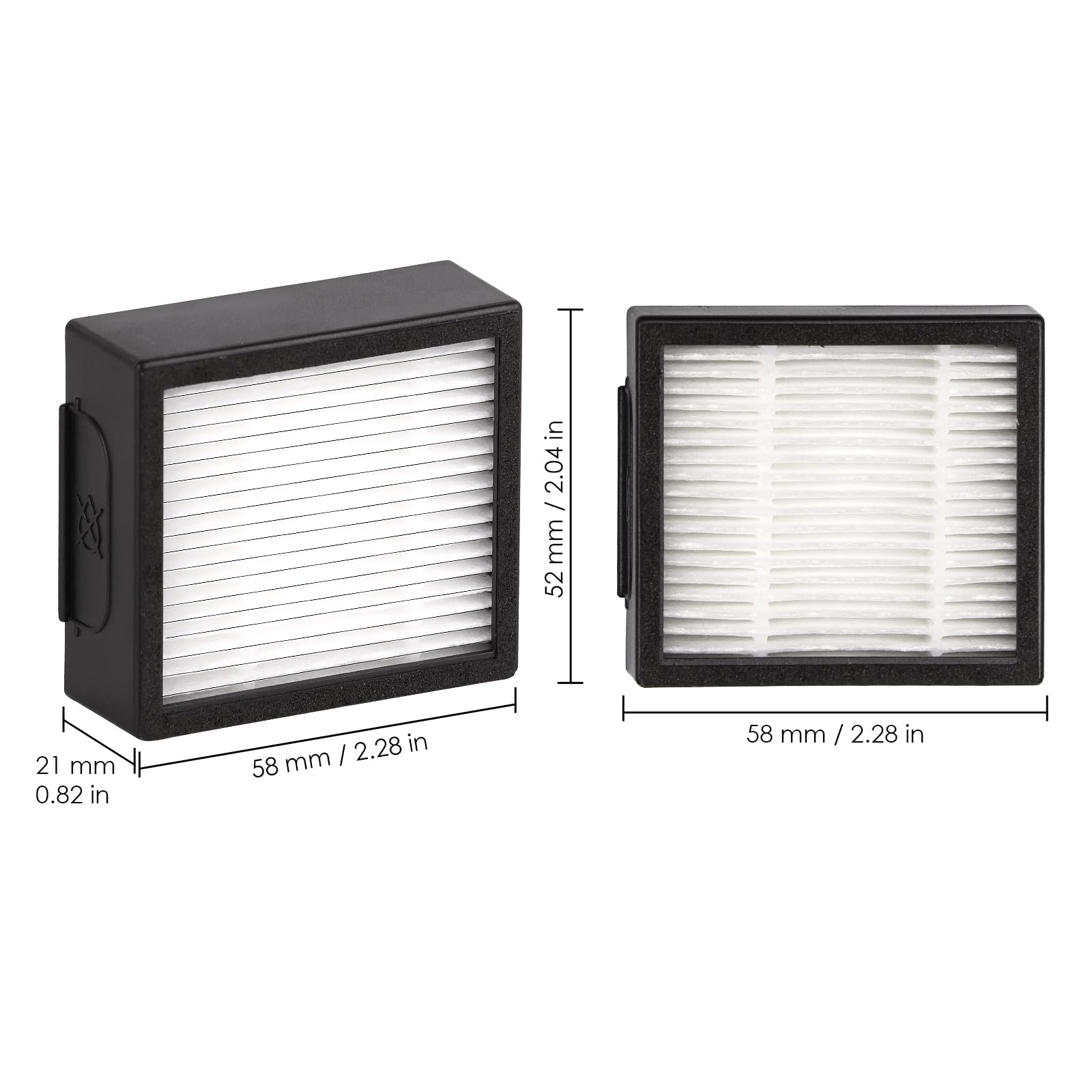 (16 Pack) Combo 10 Max Replacement Hepa Filter Compatible With Irobot Roomba Combo J7+ Plus/Combo J9+/ Combo 10 Max Robot Vacuum