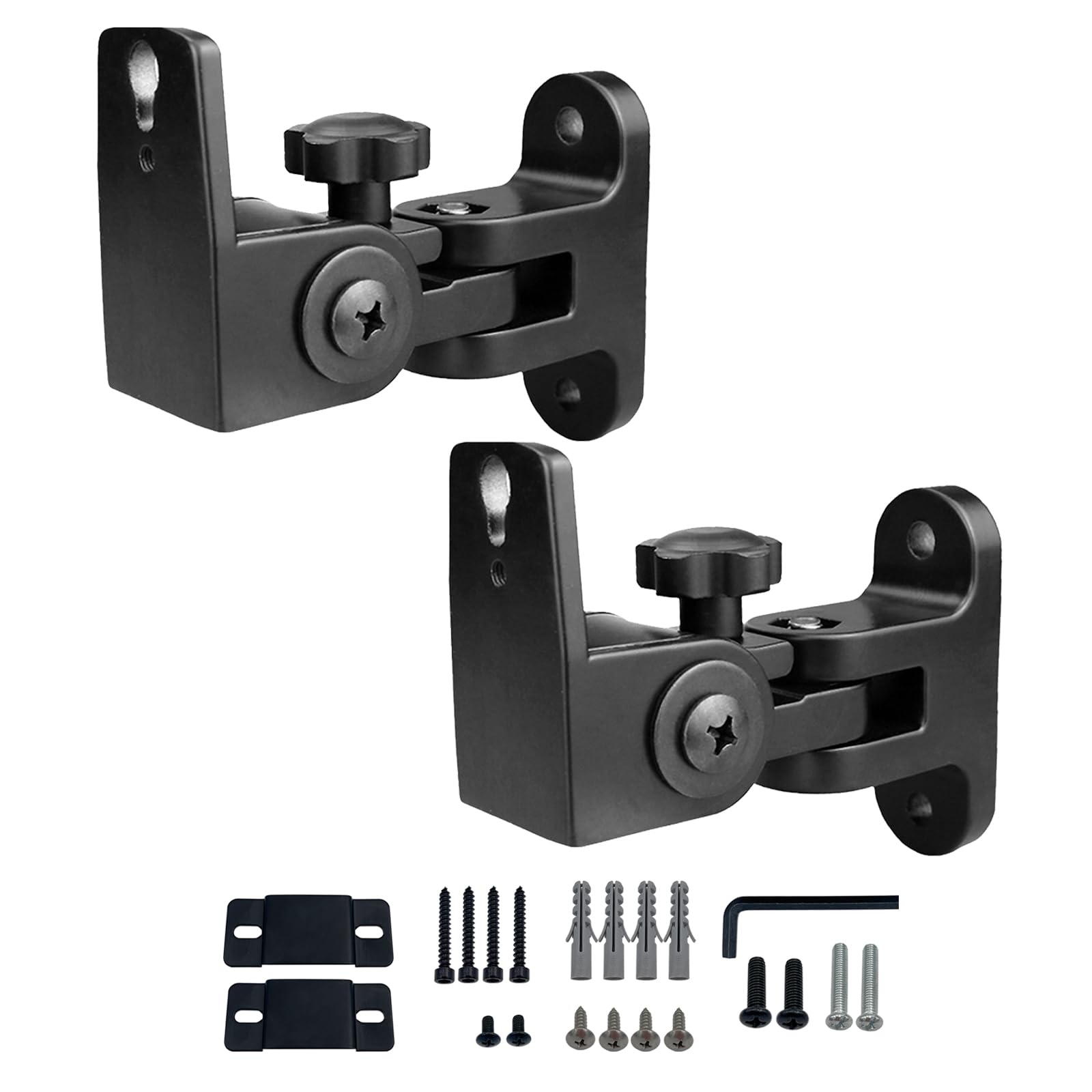 Dagcuxin Da 212 Speaker Wall Mount, Wall Speaker Mount For Small Speakers,Bookshelf Speaker Wall Mount, Surround Sound Speaker M