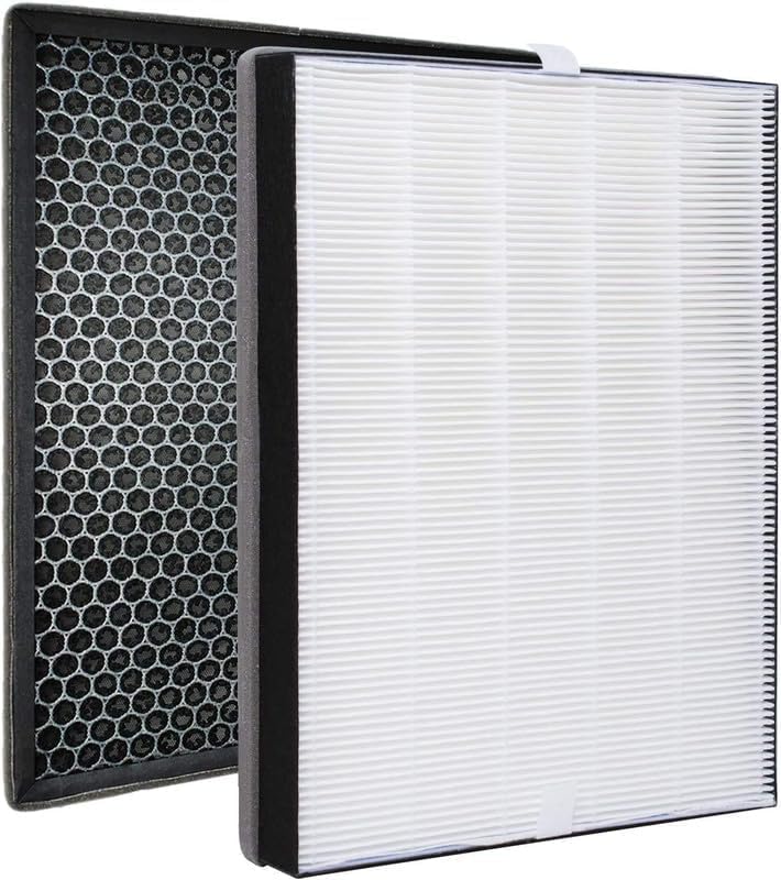 Fy2420/40 + Fy2422/40 Replacement Filter Compatible With Phi Llips Purifier Series 2000 2000I, Replace Ac2889 Ac2887 Ac2882 (2 Pcs)