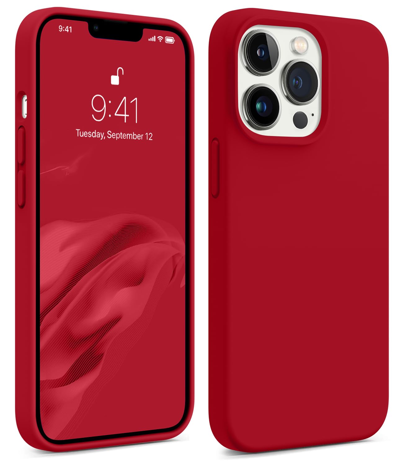 Aotesier Magnetic For Iphone 13 Pro Phone Case, [Compatible With Magsafe][Military Shockproof Protection] Silicone Case With Sof