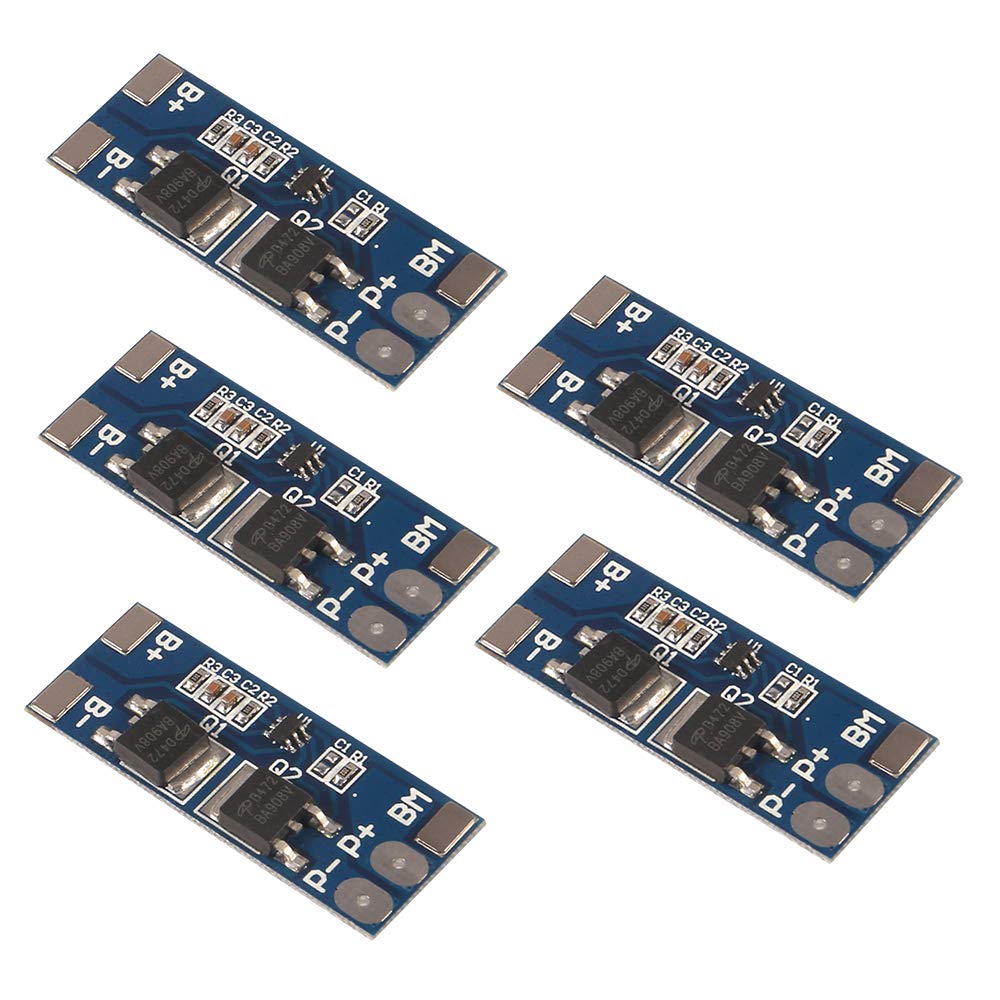 Aceirmc 5Pcs 2S 8A Li Ion 7.4V 8.4V Li Ion Lithium Battery 18650 Charger Pcb Protection Board For Li Ion Lipo Battery Cell Pack