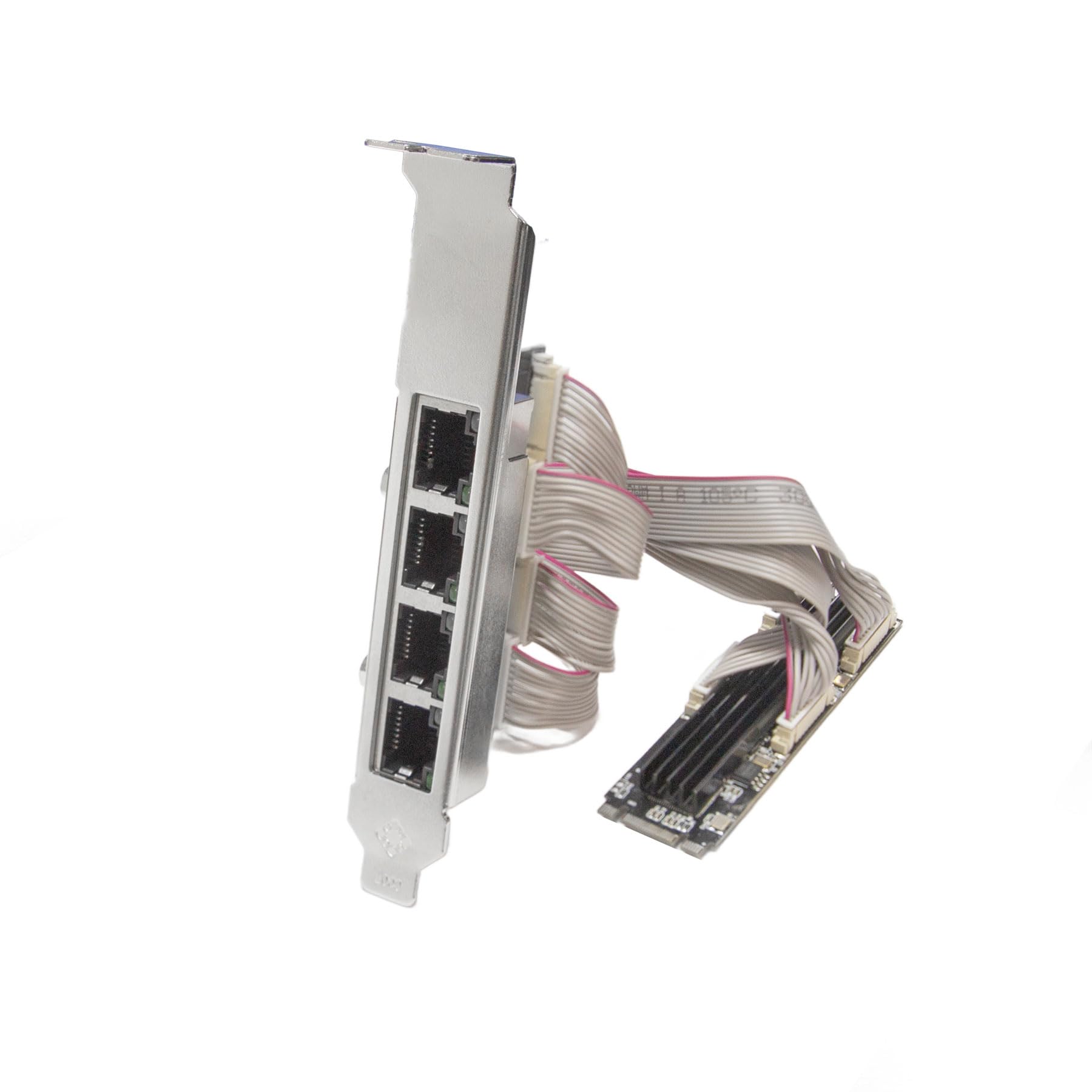 IO CREST 4 Ports Gigabit M.2 M+B Key Ethernet Card SIPEX24092