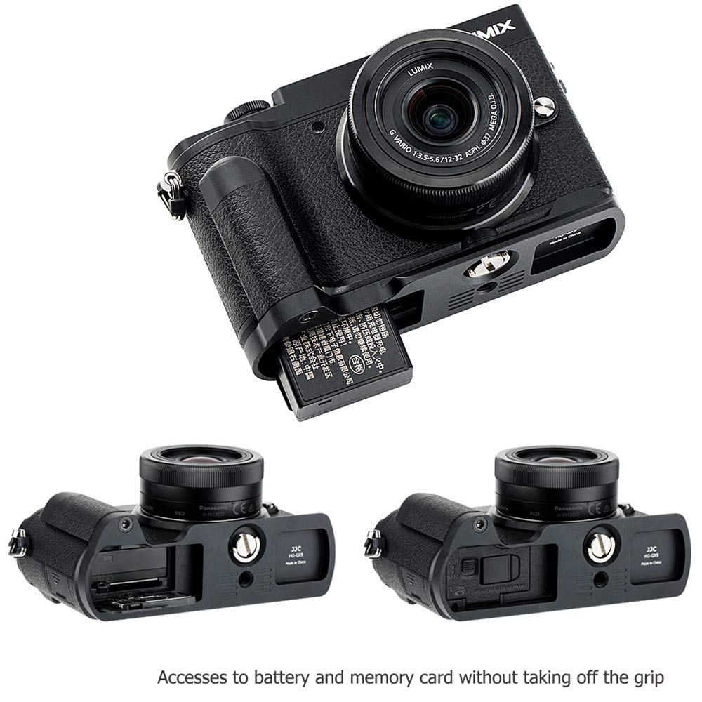 Metal Hand Grip L Bracket For Panasonic Lumix Gx9 Gx85 Gx80 Gx7 Mark Iii Ii Anti-Slip Holder, No Blocking To Interfaces Jack & B