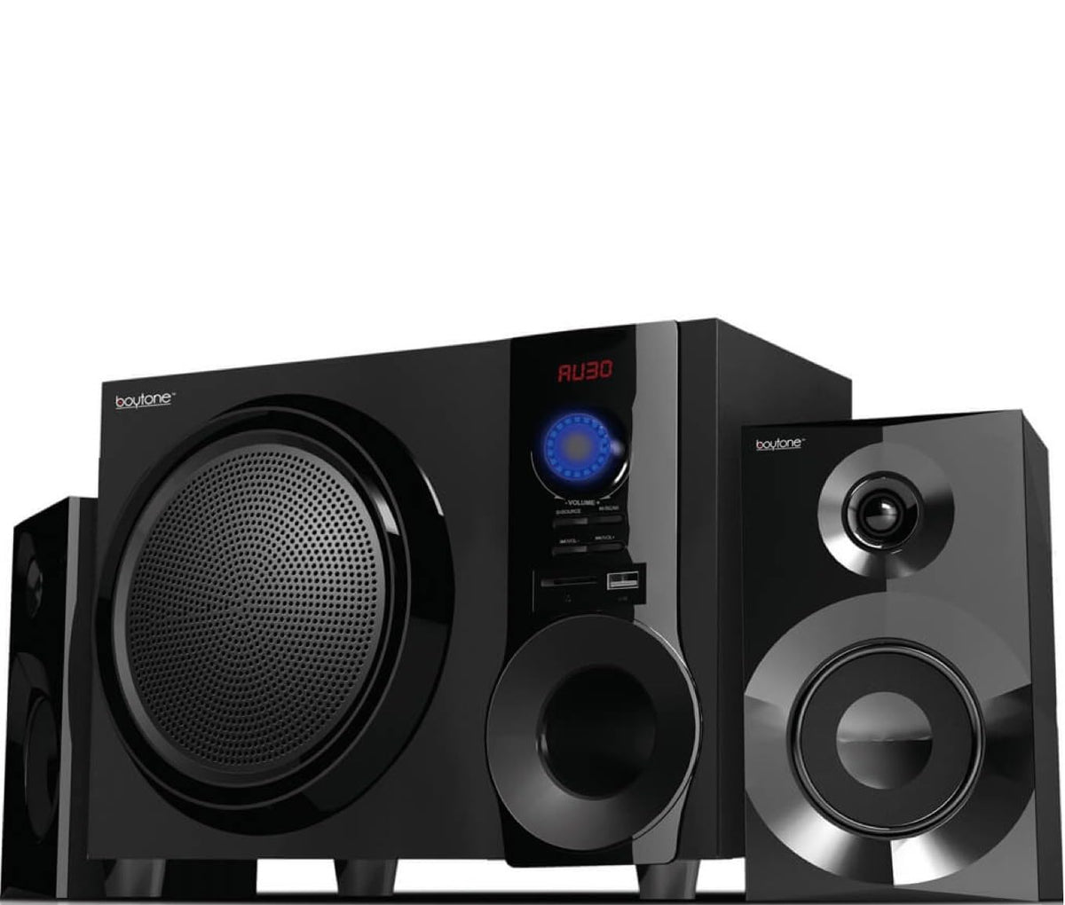 Boytone Bt 210Fb Wireless Bluetooth Stereo Audio Speaker With Powerful Sound, Bass System, Excellent Clear Sound & Fm Radio, Rem