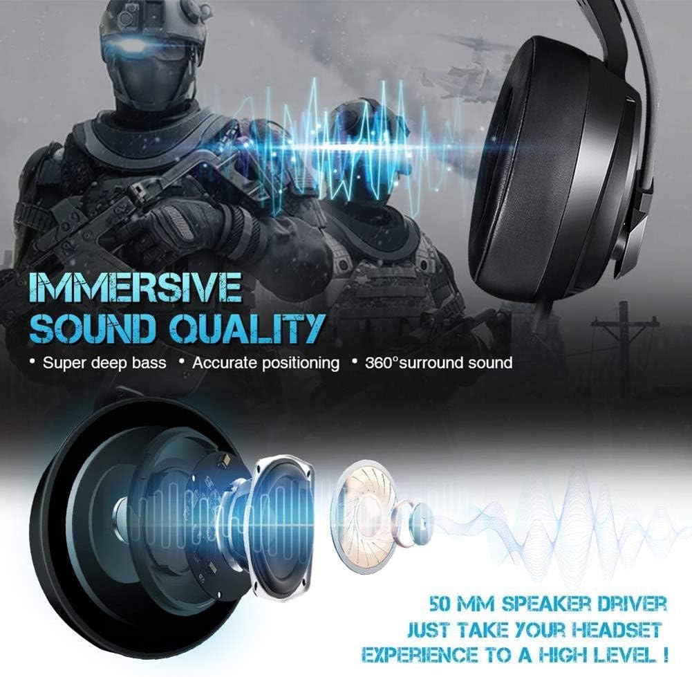 Octto Nubwo N12 Gaming Headset & Xbox One Headset & Ps4 Headset,3.5Mm Surround Stereo Gaming Headphones With Mic Soft Memory Ear