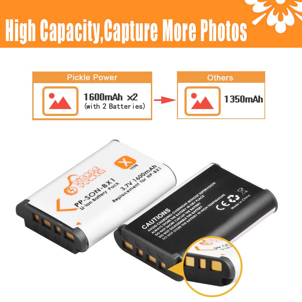 Np Bx1 Np Bx1 Battery And Charger With Lcd Display Replacement For Sony Cyber Shot M8 Dsc Hx80 Hx90V Hx95 Hx99 Hx350 Rx1 Rx1R Ii
