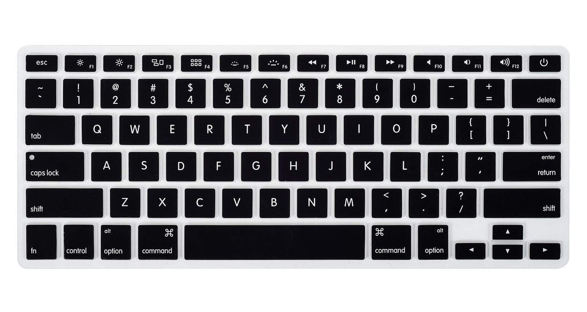 Casebuy Macbook Air 13 Inch Keyboard Cover For 2012 2017 Macbook Air 13 Inch A1369 A1466 & Macbook Pro 13 Inch, 15 Inch(With Or