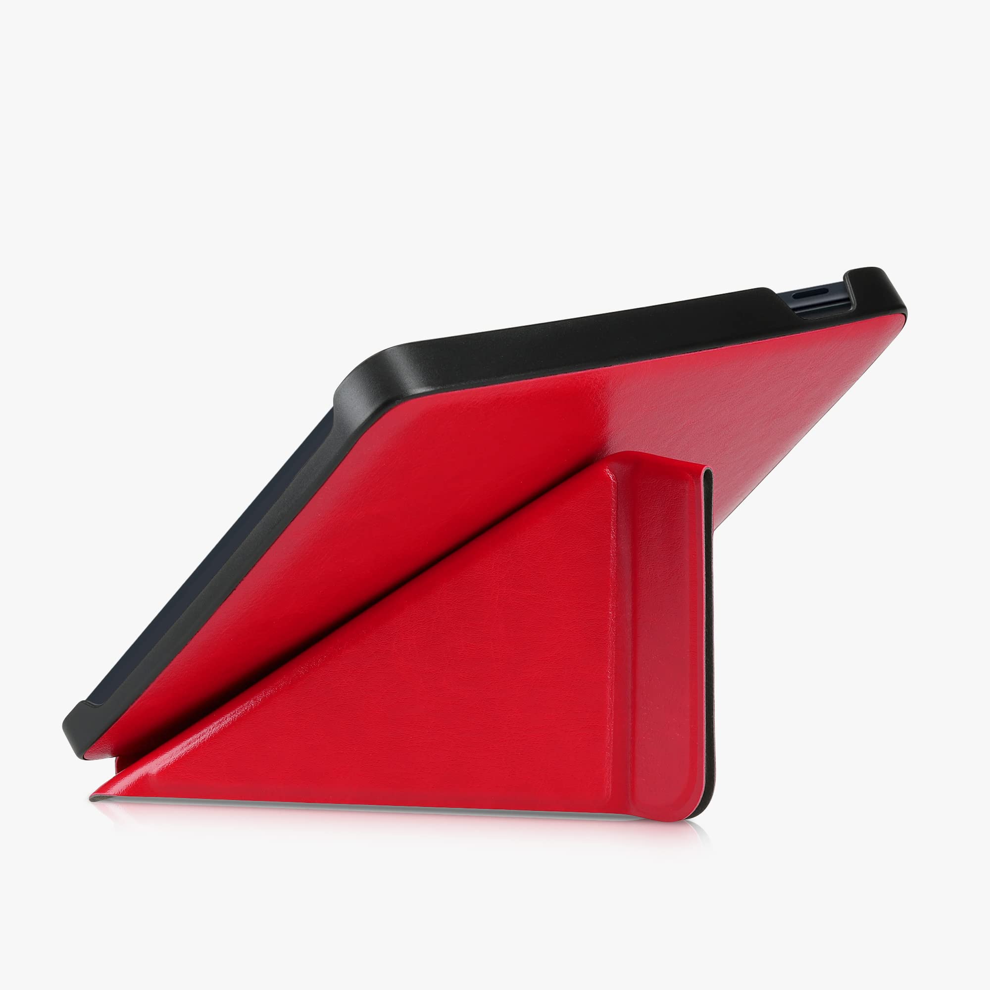 Kwmobile Origami Case Compatible With Kobo Libra 2 Case   Slim Pu Leather Cover With Stand   Red
