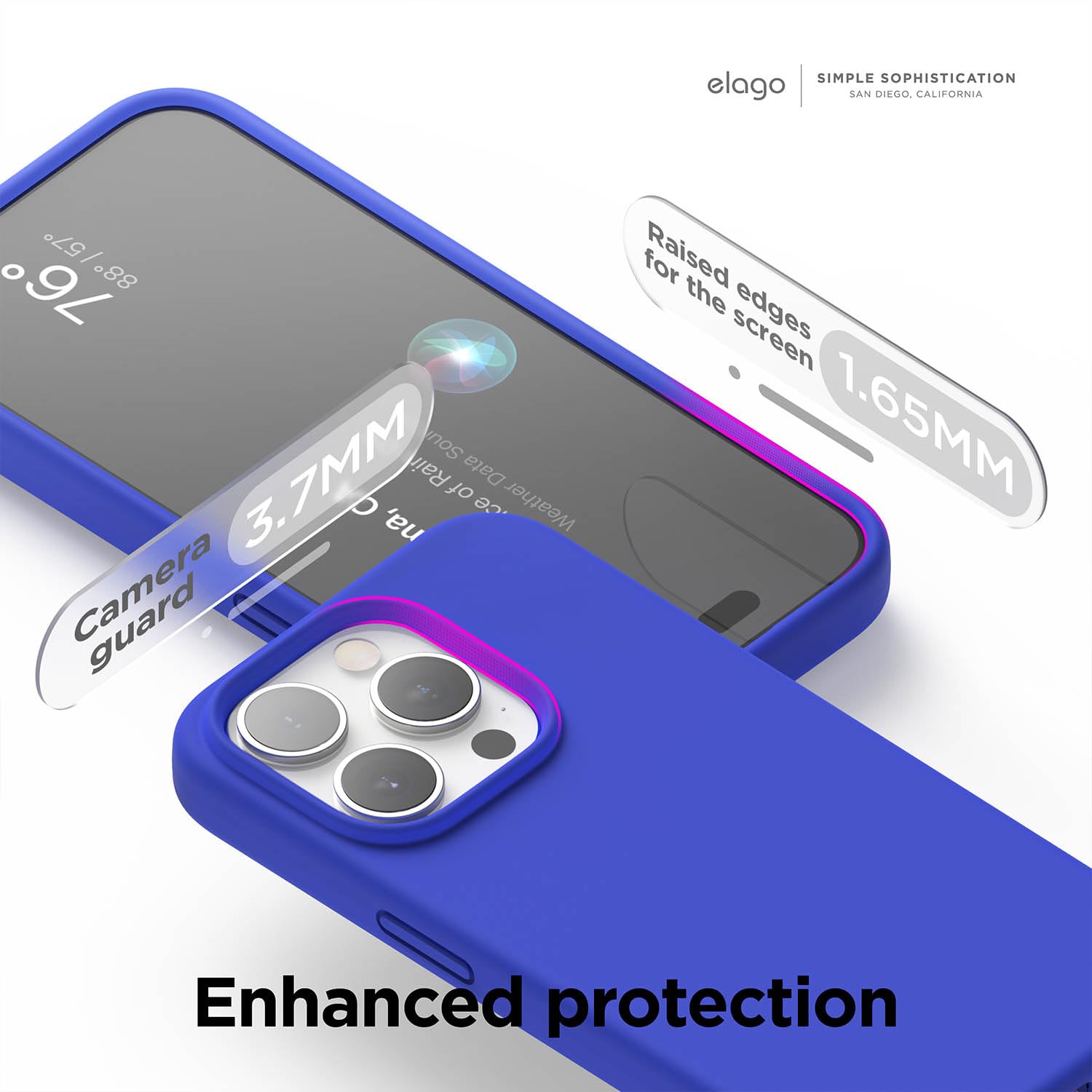 Elago Liquid Silicone Case Compatible With Iphone 15 Pro Max, Premium Silicone, Full Body Protection Case [4 Layer Anti Shock St