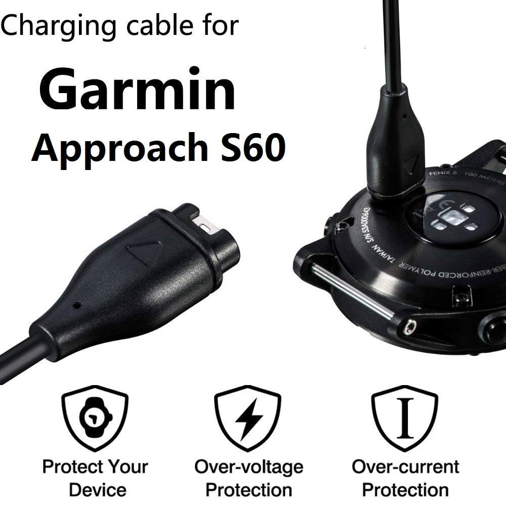 Compatible With Garmin Approach S60/ S62/ S42/ S40/ S70 Charger Replacement Usb Data Charging Clip For Approach S60 Gps Golf Wat
