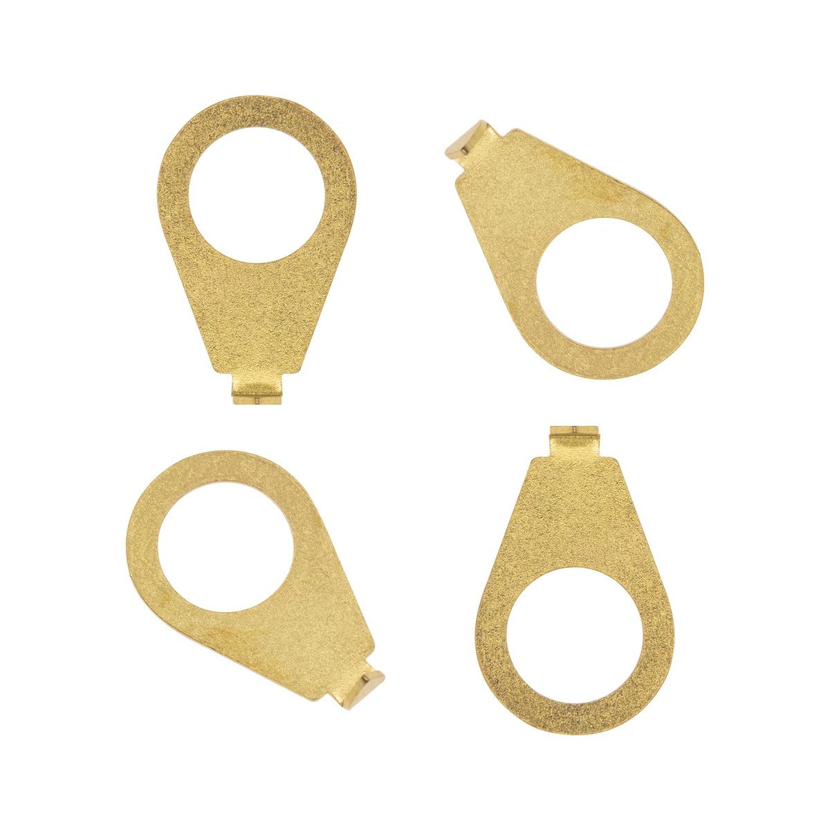 Cashbeat 4Pcs Gold Guitar Knobs Pointer Indicator Plates, 3/8'' Electric Guitar Control Knob Position Pointers, 9.7Mm Diameter W