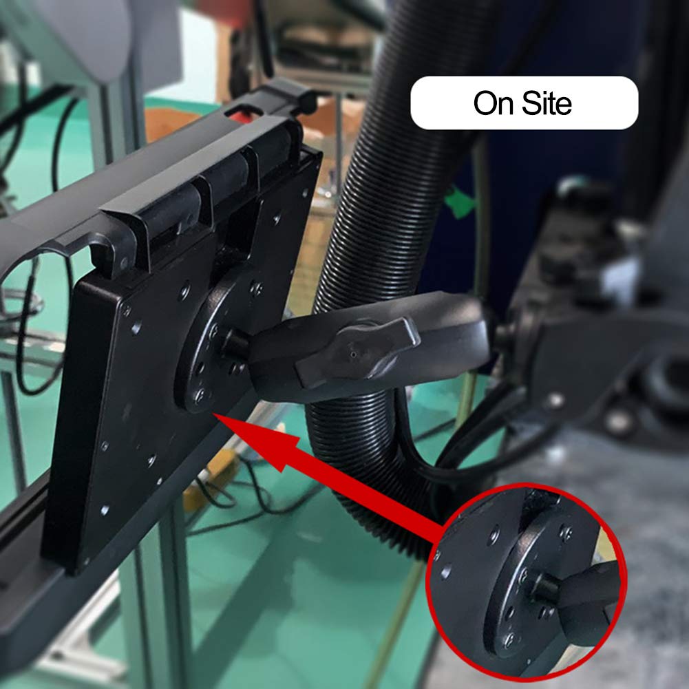 Strg 1'' Ball Mounts Base Adapter With Amps Round Plate, Ball Base Mount Compatible With Ram And 1' Ball Systems From Arkon, Ibolt And Tackform Enterprise Series