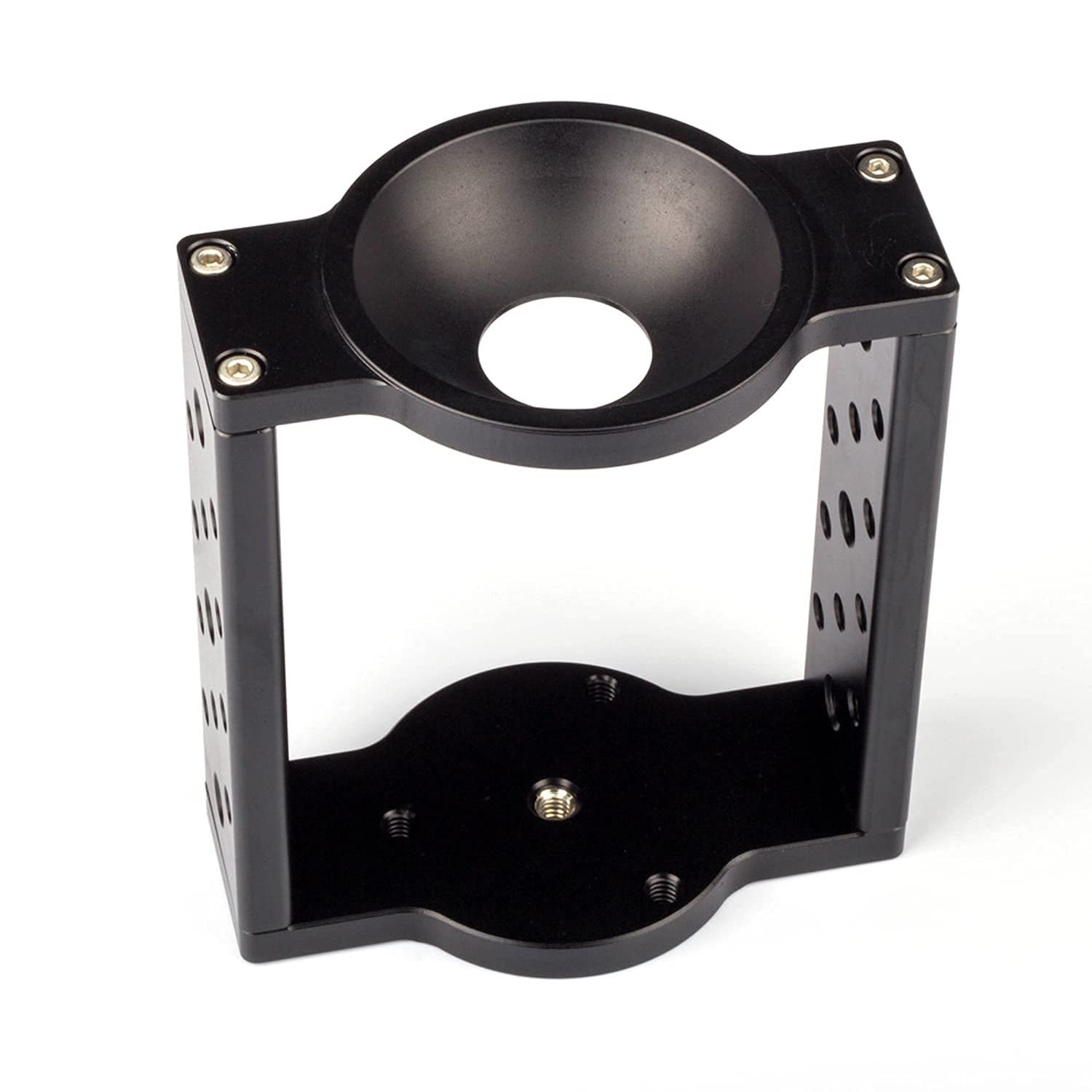 Xinying 65Mm75Mm Tripod Head Bowl Riser,Aluminium Half Ball Flat To Bowl Adapter Converter Riser For Manfrotto Video Camera Trip