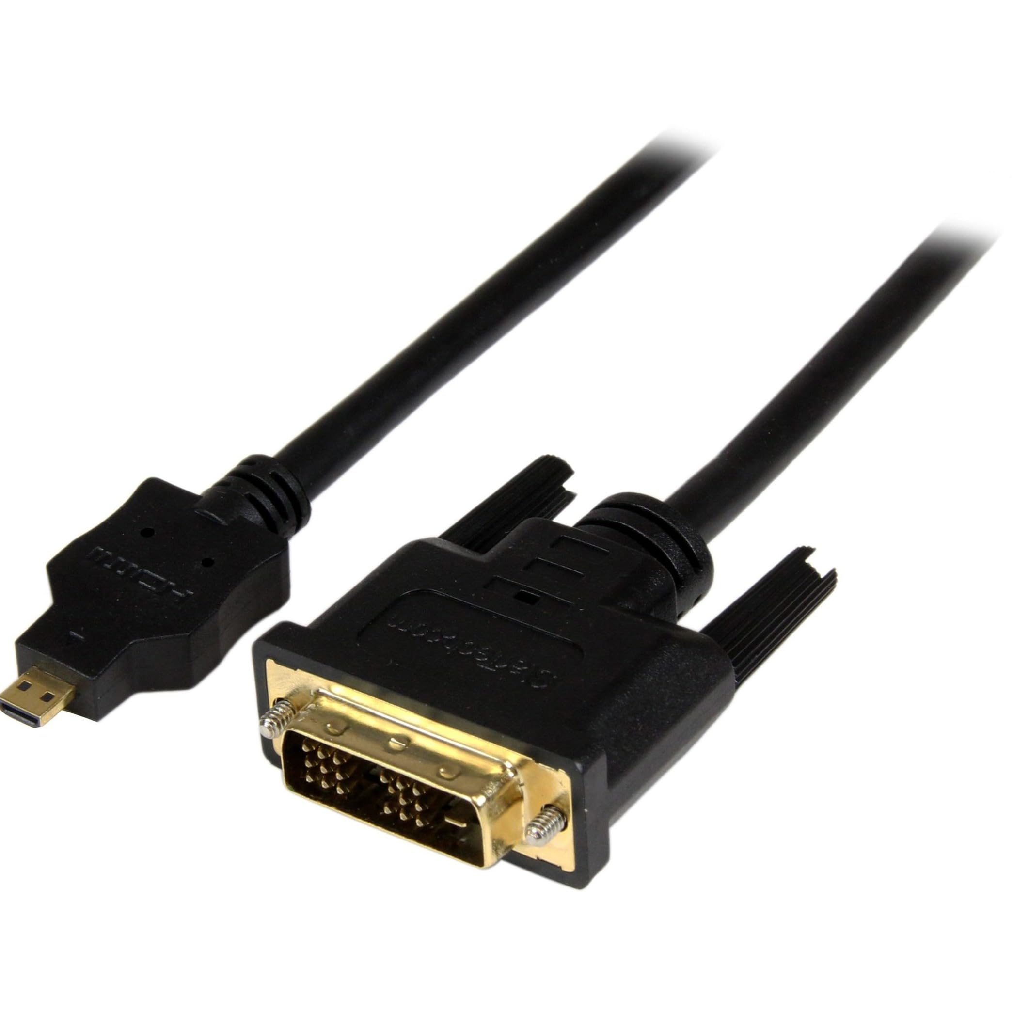 Startech.Com 3Ft (1M) Micro Hdmi To Dvi Cable   Micro Hdmi To Dvi Adapter Cable   Micro Hdmi Type D Device To Dvi D Single Link