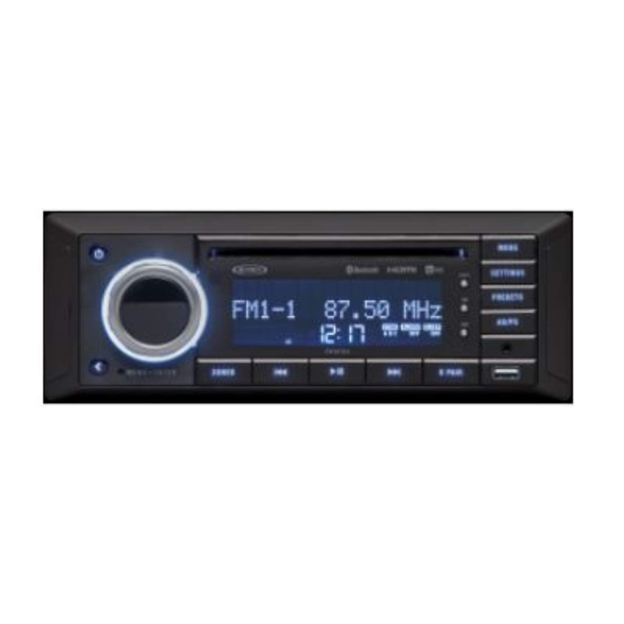 Jensen JWM70A Slimline DVD|USB|AUX|HDMI|App Ready Bluetooth Wallmount Stereo, 3-Speaker Zone / 8 Speakers Output, Plays: CD, CD-