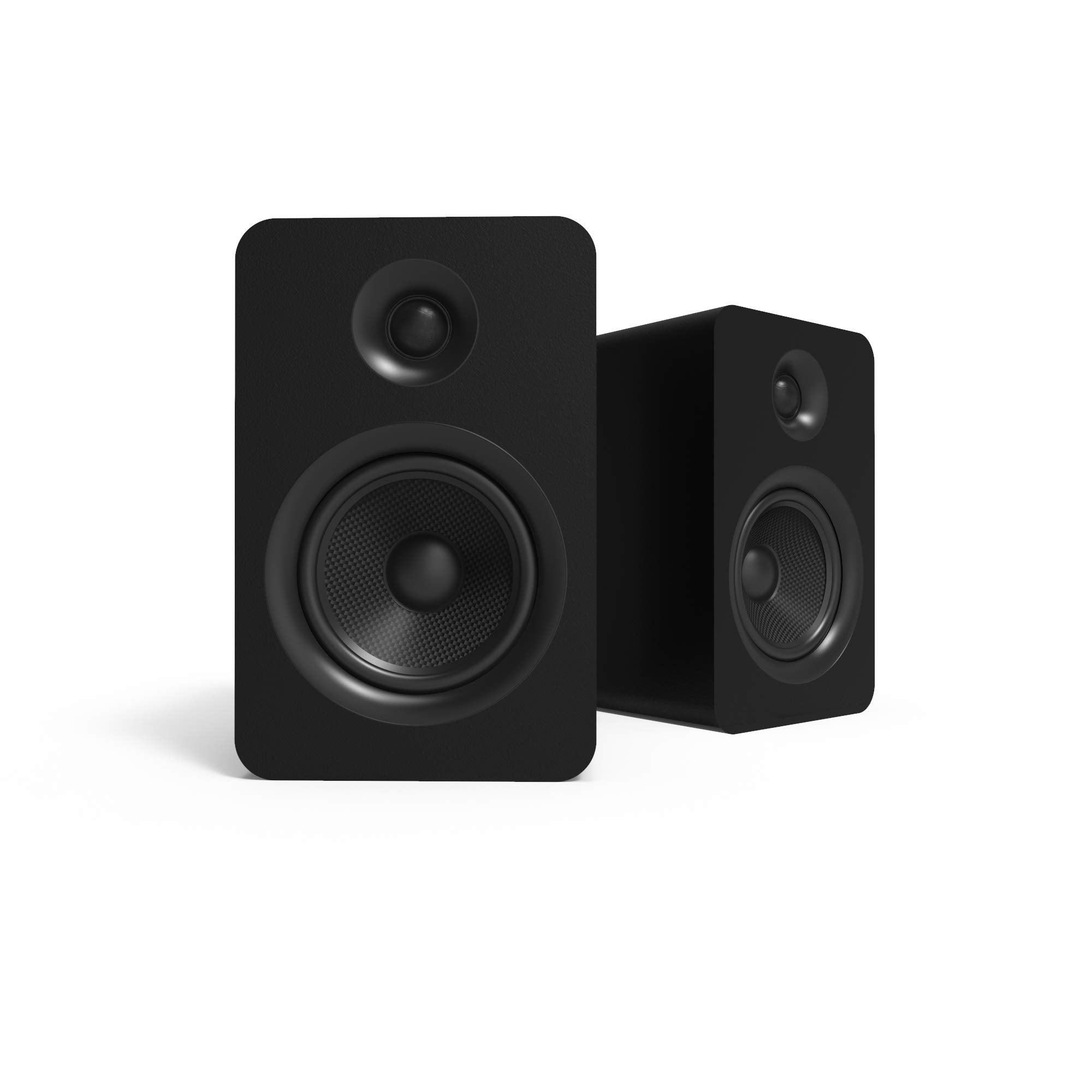 Kanto Yu Passive 5.25'' Passive Bookshelf Speakers With 1'' Silk Dome Tweeter | External Amplifier Required | Pair | Matte Black