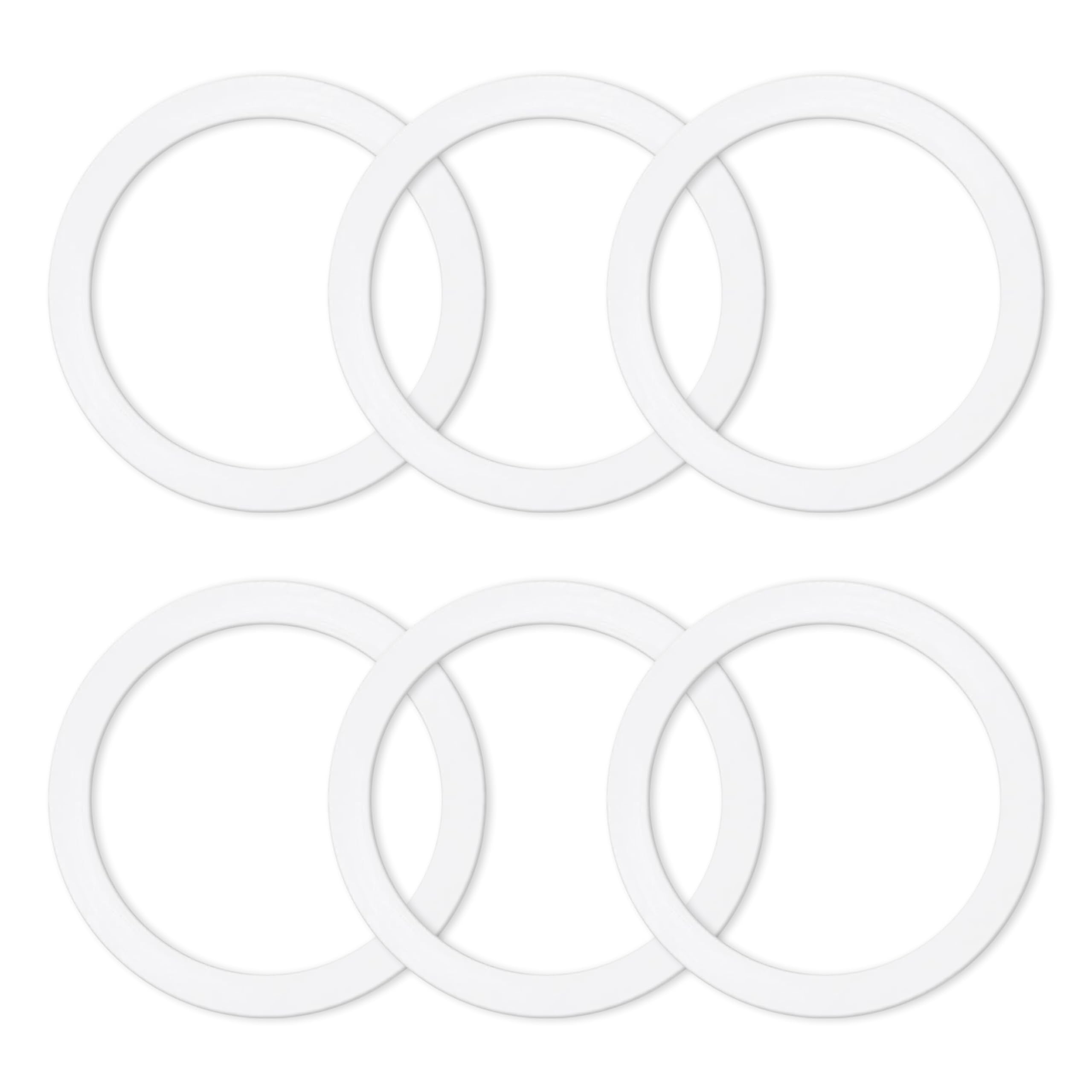 6 Pcs Gasket Seal Rings For Bialetti Moka Express Dama 6 Cups   Spare Food Grade Silicone Sealing Rings For Aluminium Stovetop C