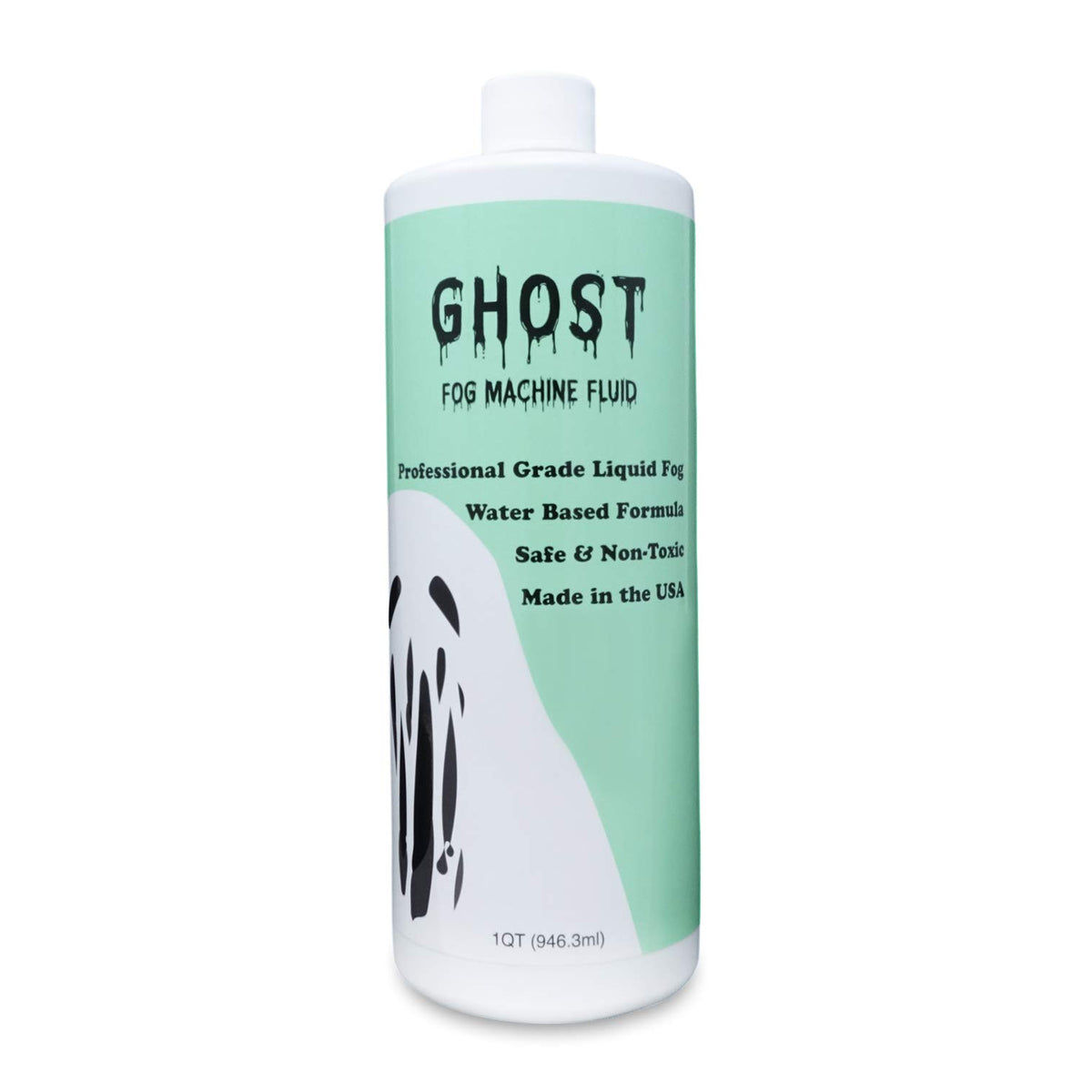 Ghost Fog Machine Fluid   High Density Fog Juice For Water Based Foggers (1 Quart)   Non Toxic