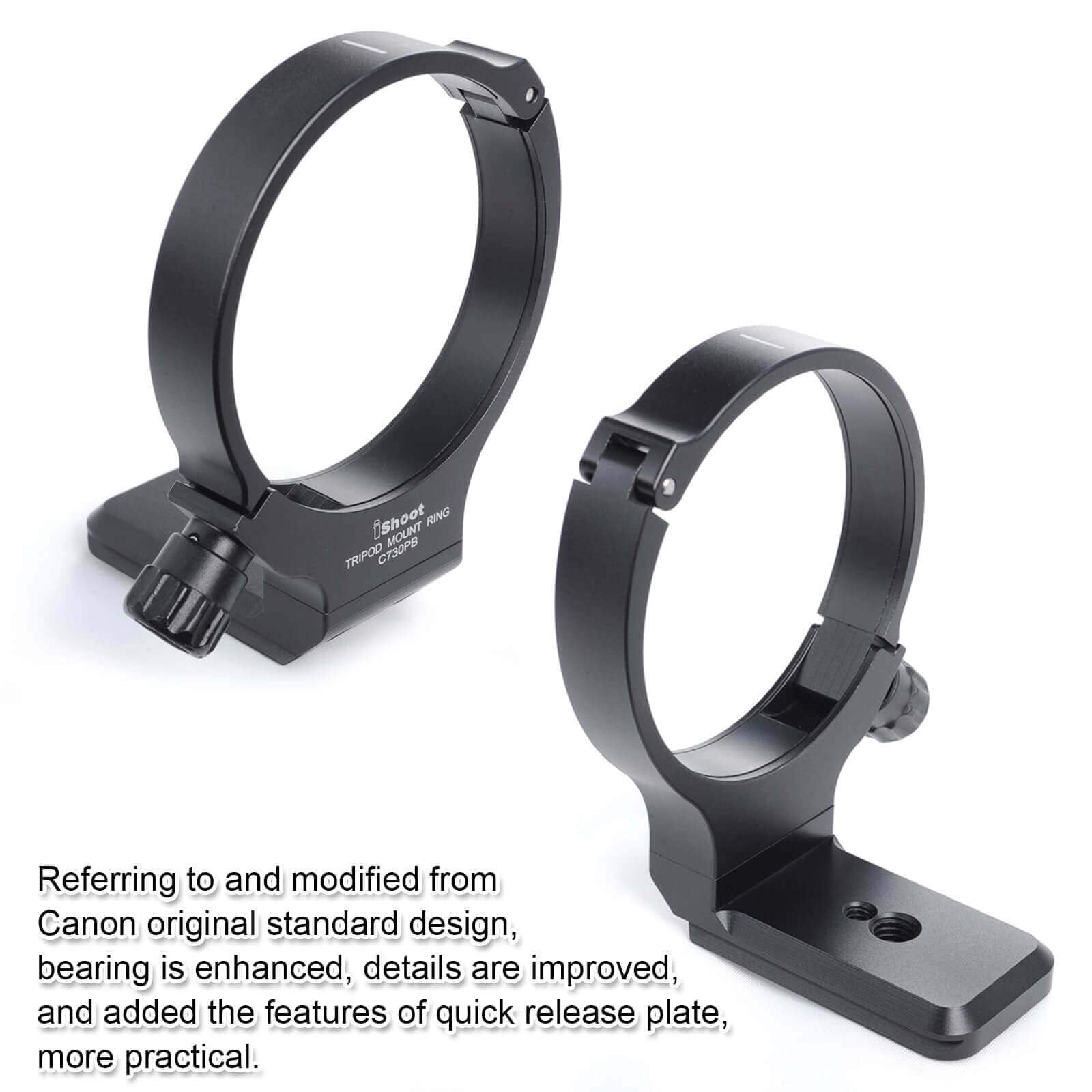 Ishoot Tripod Mount Ring For Canon Ef 28 300Mm F/3.5 5.6L Is Usm, Lens Collar Support For Canon Ef 70 300Mm F/4 5.6L Is Usm Cnc,