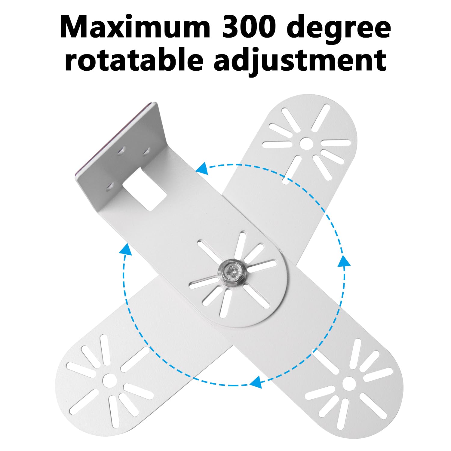 Haoyou Outside Corner Wall Mount Bracket For Wyze Cam Pan V3/V2 Wyze Cam V4/V3, Maximum Coverage On Both Sides Of The House 270 Degrees, Reduces Blind Spots And Maximises Field Of View (2Pack White)