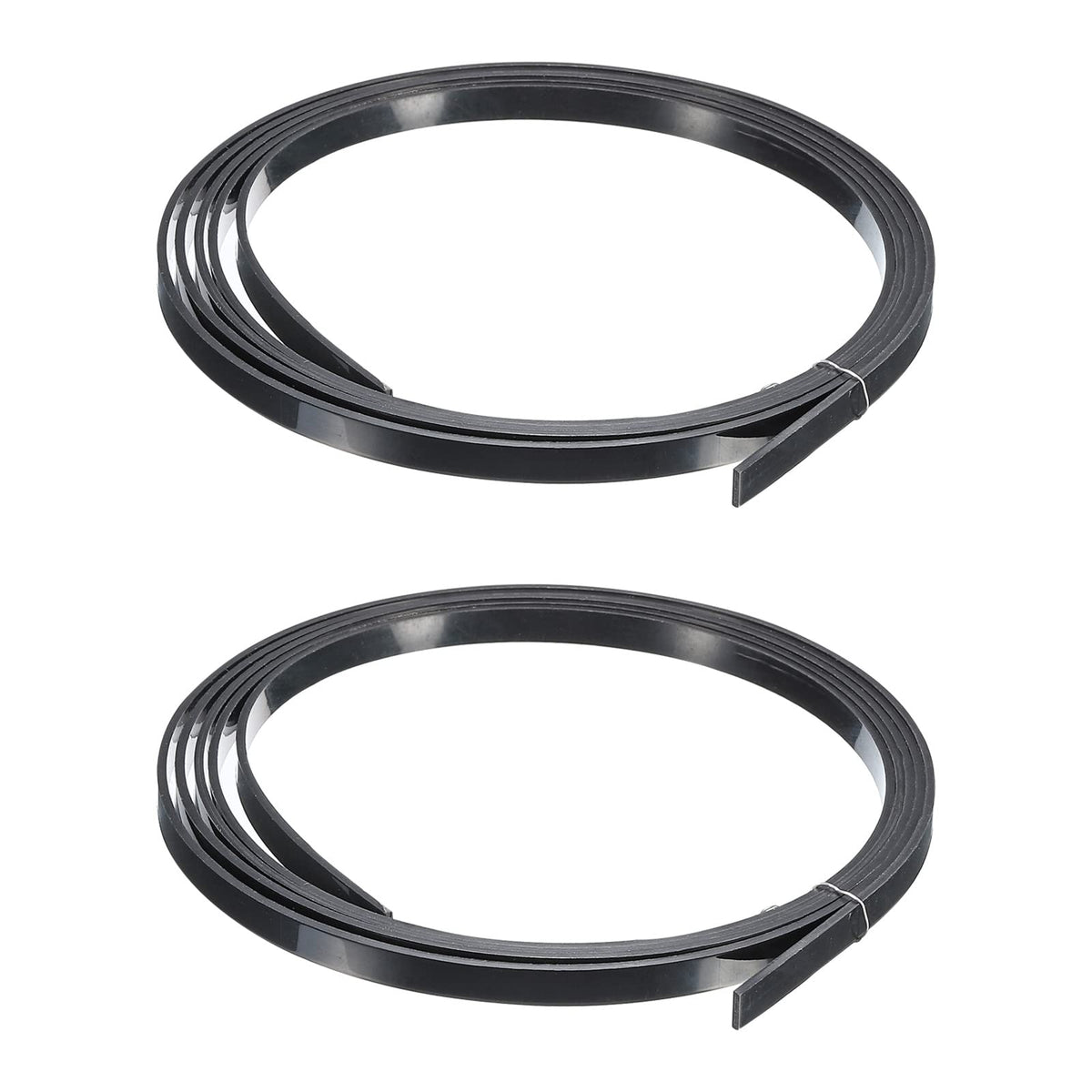 Meccanixity Plastic Binding Purfling Strip 1650X6X1.5Mm Guitar Binding Edge Trim For Acoustic Classical Guitar Black 2 Pack