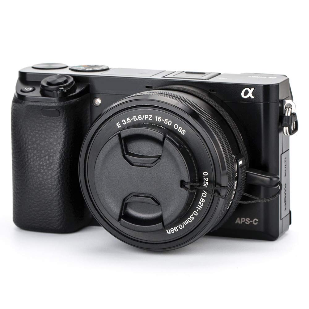 Jjc 2 Pack 40.5Mm Front Lens Cap Cover With Deluxe Cap Keeper For Sony Zv1F Zv 1F Zv E10 Ii Zve10 A6000 A6100 A6300 A6400 A6500