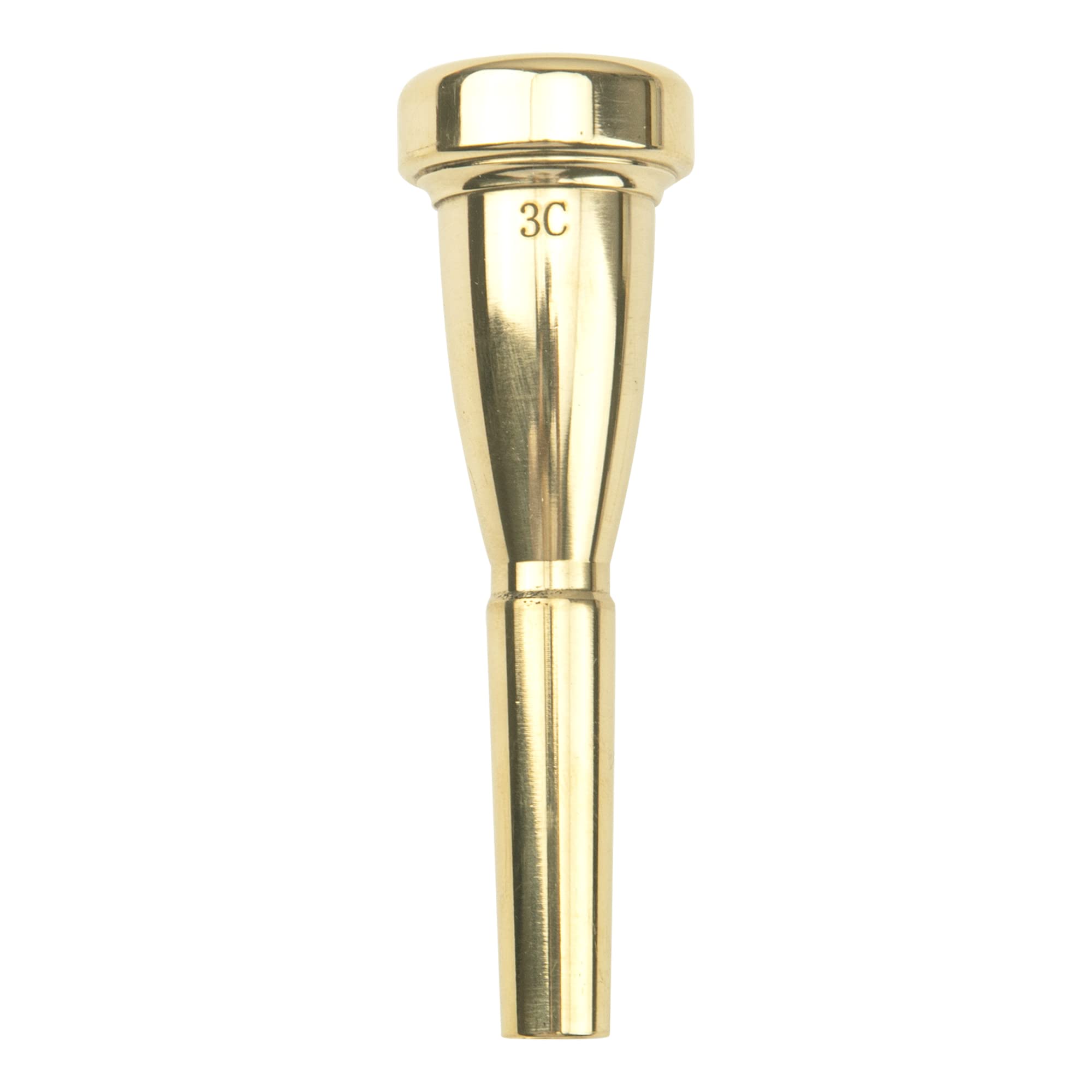 1Pcs Yootones Metal Gold Plated Trumpet Mouthpiece Compatible With Trumpet Accessories Parts (3C)