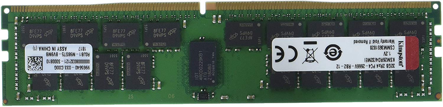Kingston 32Gb Ddr4 2666Mhz Ecc Reg Cl19