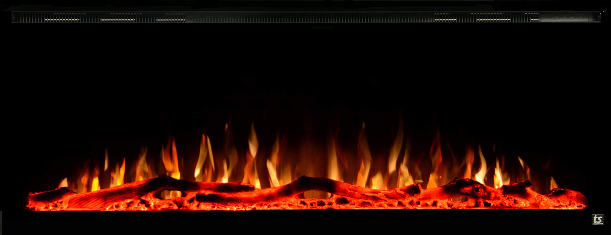 Touchstone Sideline Elite Smart 72    Wifi Enabled Electric Fireplace   80038   In Wall Recessed   60 Color Combinations   1500/