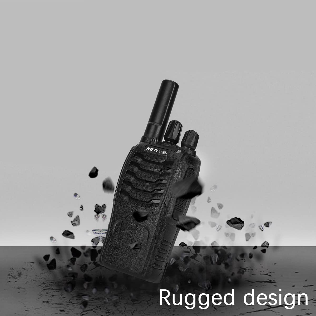 Case Of 6,Retevis H 777 Walkie Talkies For Adults Long Range, Rechargeable Two Way Radios,With 6 Way Multi Unit Charger,Flashlight Handheld Business 2 Way Radios