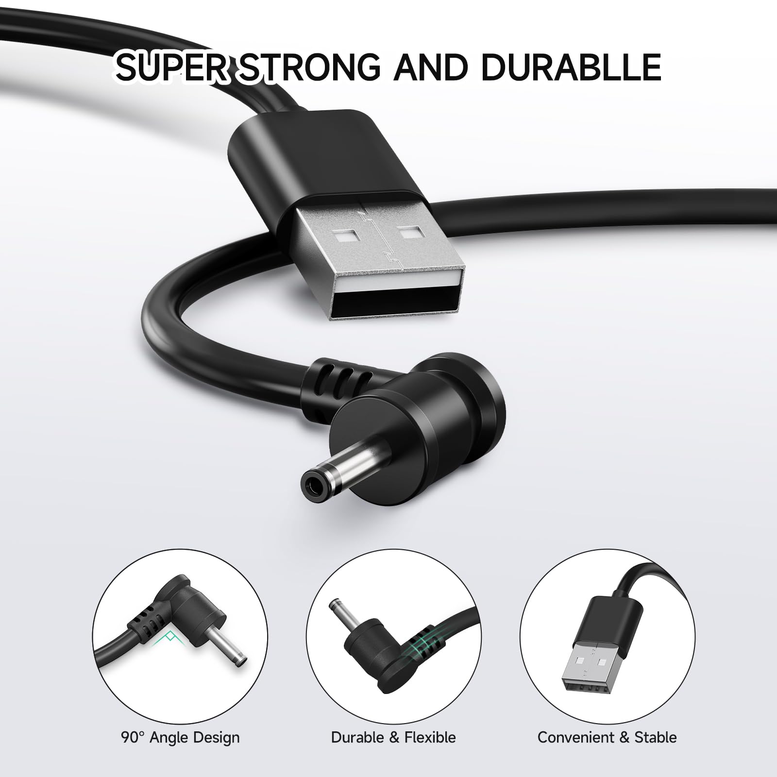 Olaike 8M/26Ft Indoor/Outdoor Power Adapter For Ring Stick Up Cam Battery/Plug In, Ring Spotlight Cam Battery, Weatherproof Cabl