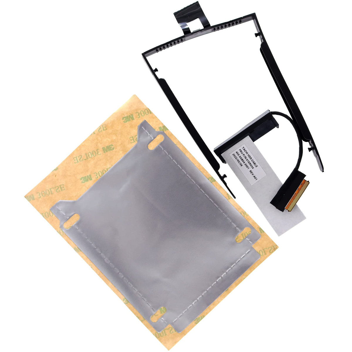 Deal4Go Sata Hard Drive Cable With 2.5'' Hdd Caddy Bracket 01Er034 450.0Ab04.0001 Replacement For Lenovo Thinkpad T570 T580 P51S