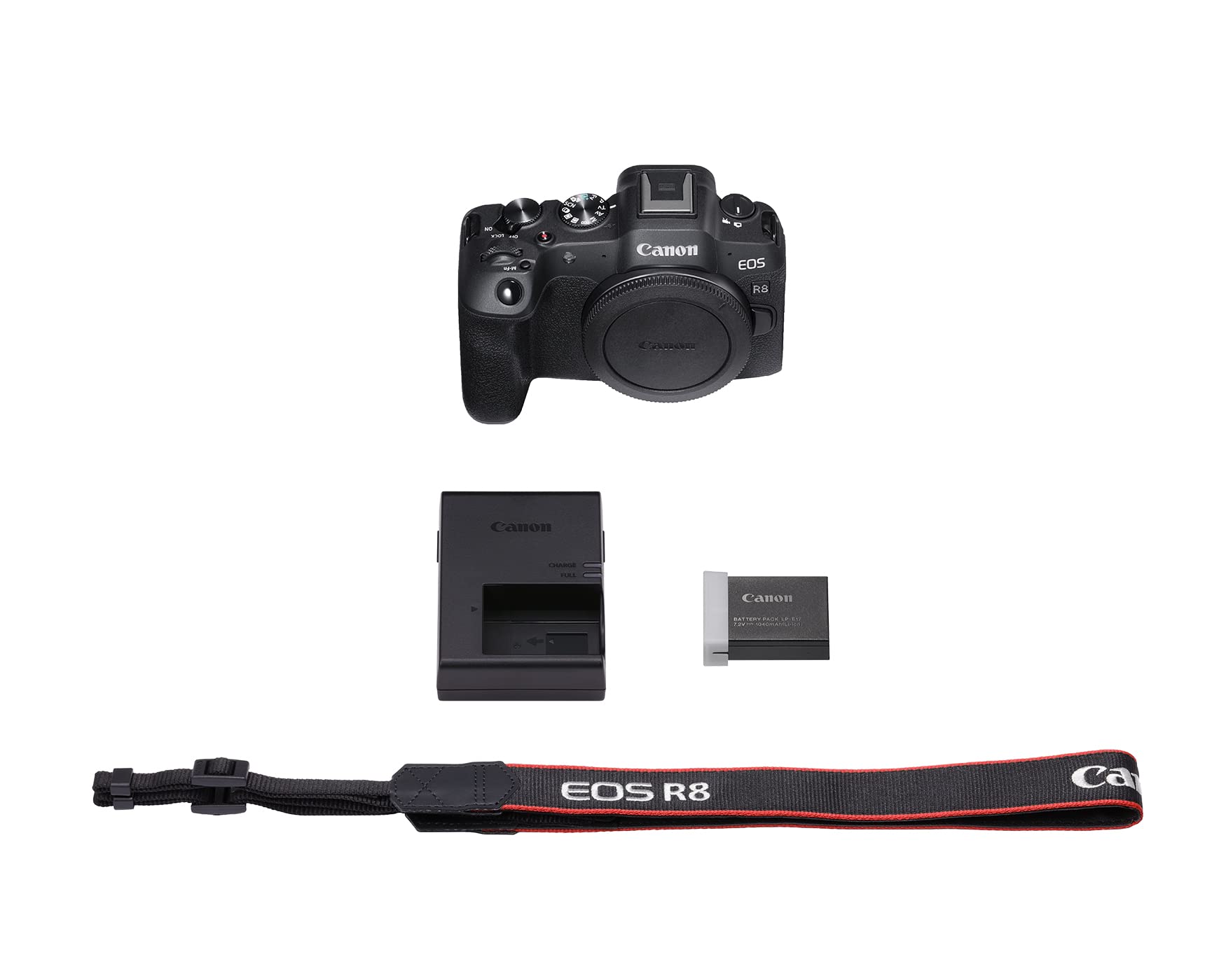 Canon EOS R8 Mirrorless Camera (Body Only), Full Frame Hybrid Camera, 24.2 Megapixel CMOS Image Sensor, 4K Video, Content Creator Camera, Black