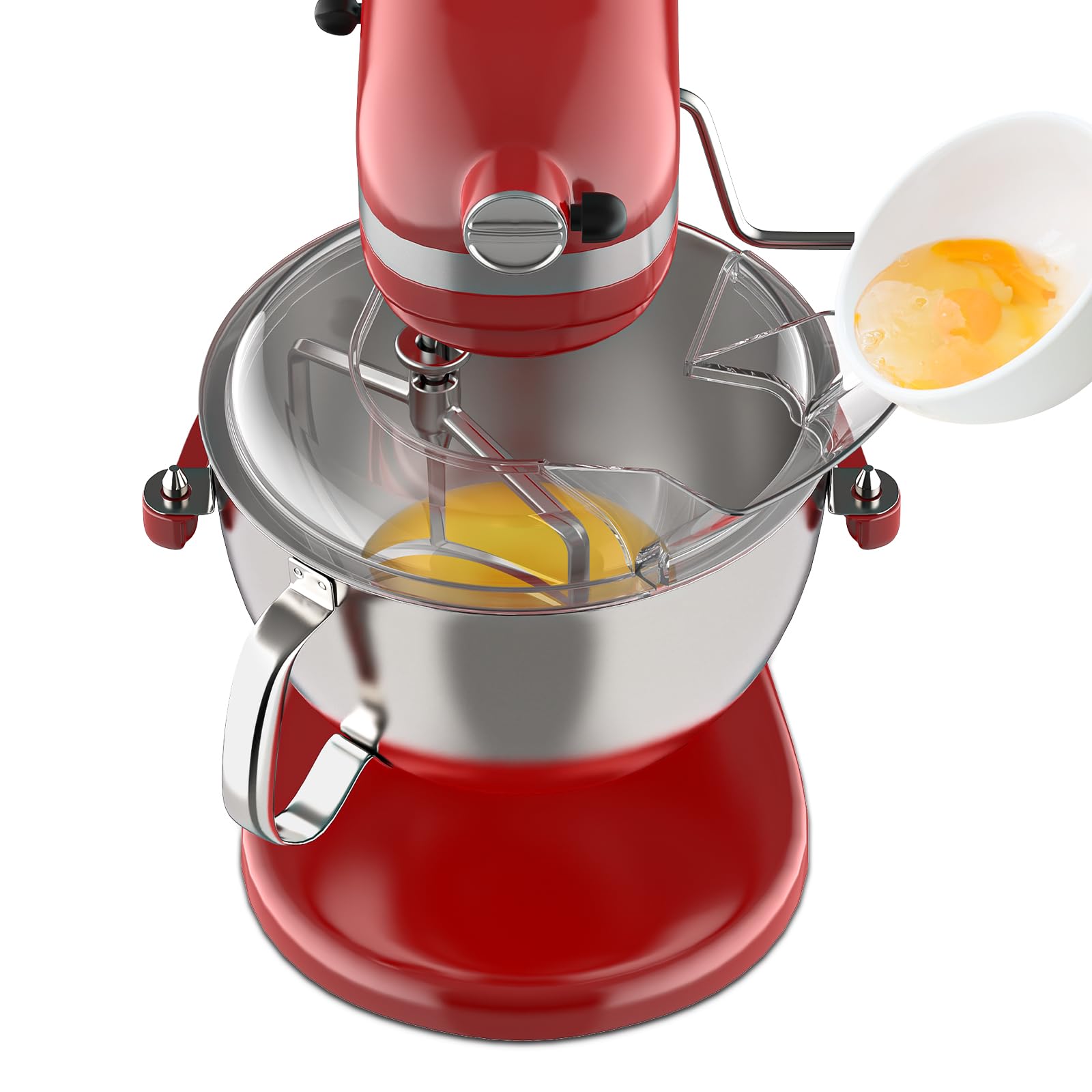 Ksmblps Pouring Shield For Kitchenaid, Splash Guard For Kitchenaid 5.5 8 Quart Bowl Lift Stand Mixer And Stainless Steel Mixer B