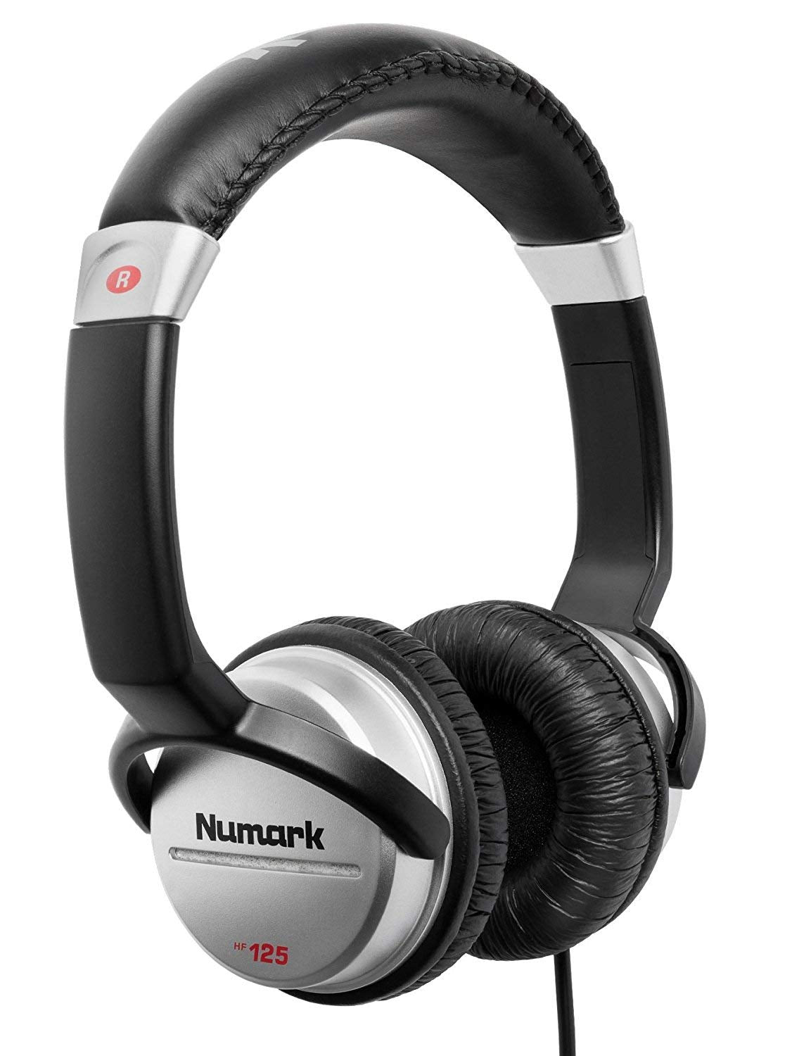 Numark Hf125 | Ultra Portable Professional Dj Headphones With 6Ft Cable, 40Mm Drivers For Extended Response & Closed Back Design