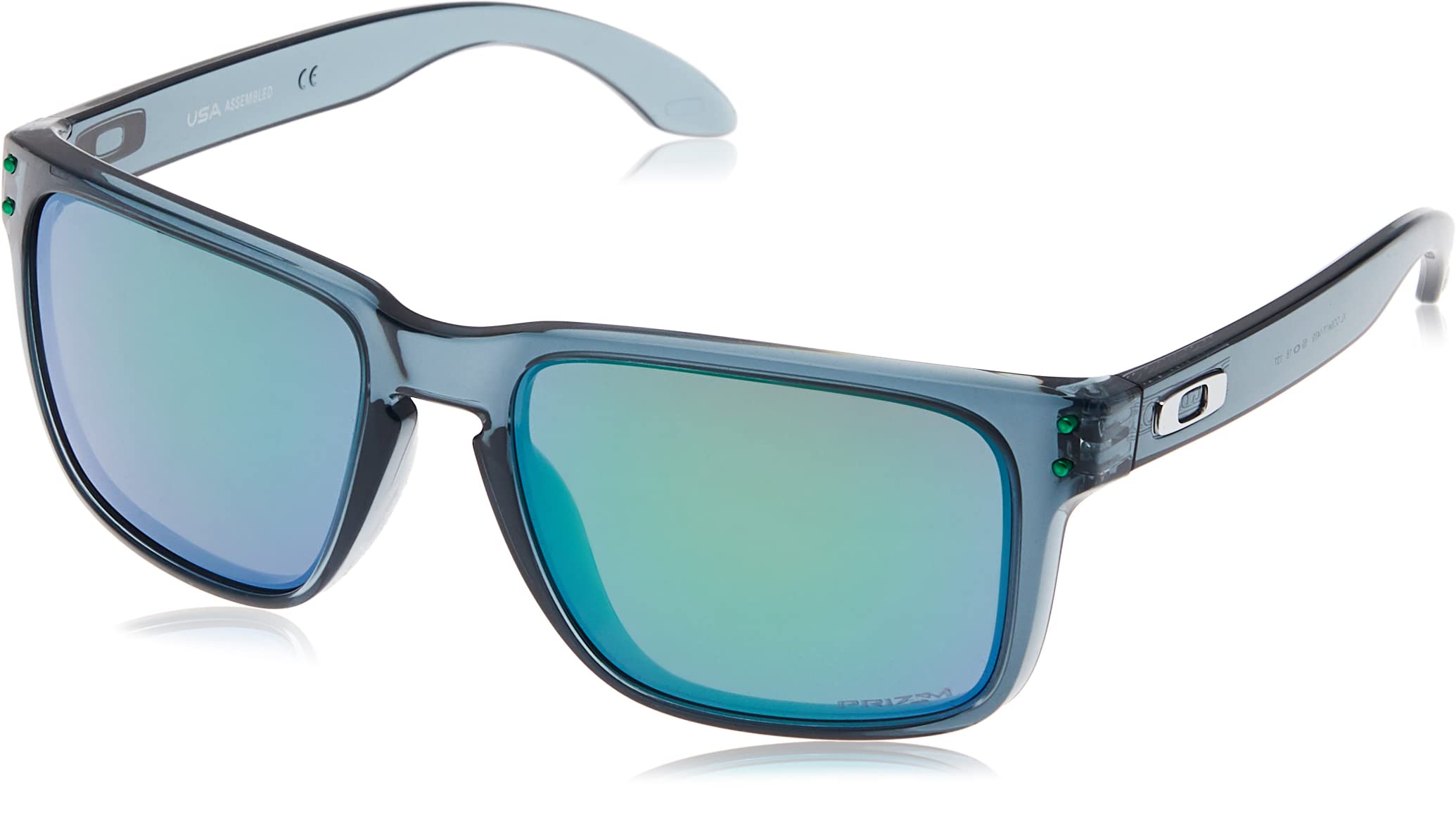 Oakley Mens Oo9417 Holbrook Xl Sunglasses, Crystal Blackprizm Jade, 59 Mm Us