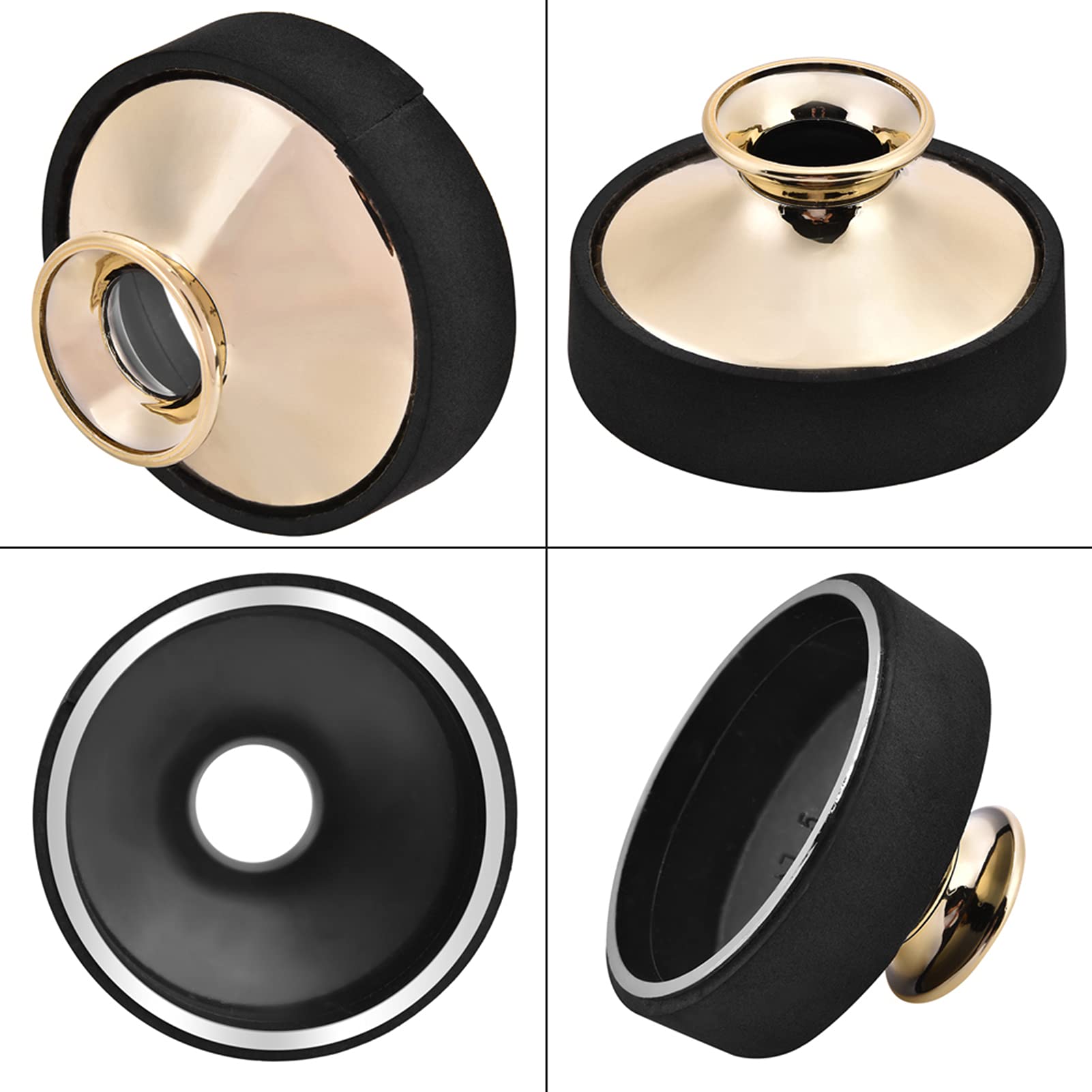 Tbest Alto Saxophone Mute Silencer, Lade Lightweight Plastic Sax Mute Saxophone Silencer Alto Saxophone Mute Sax Dampener Silenc