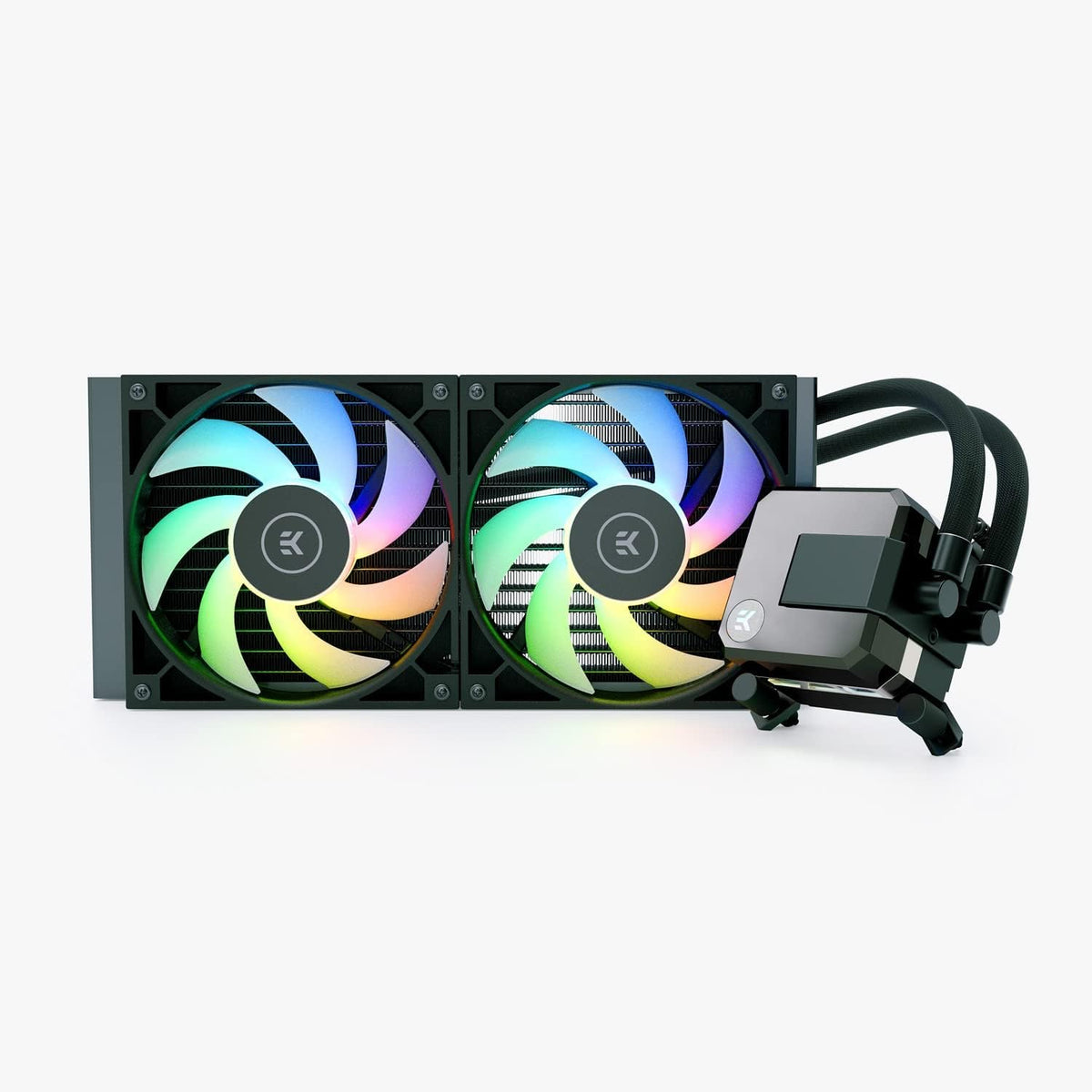 Ek Aio Elite 280Mm D Rgb All In One Cpu Liquid Cooler With Ek Vardar High Performance Pmw Fans, Water Cooling Computer Parts, 14