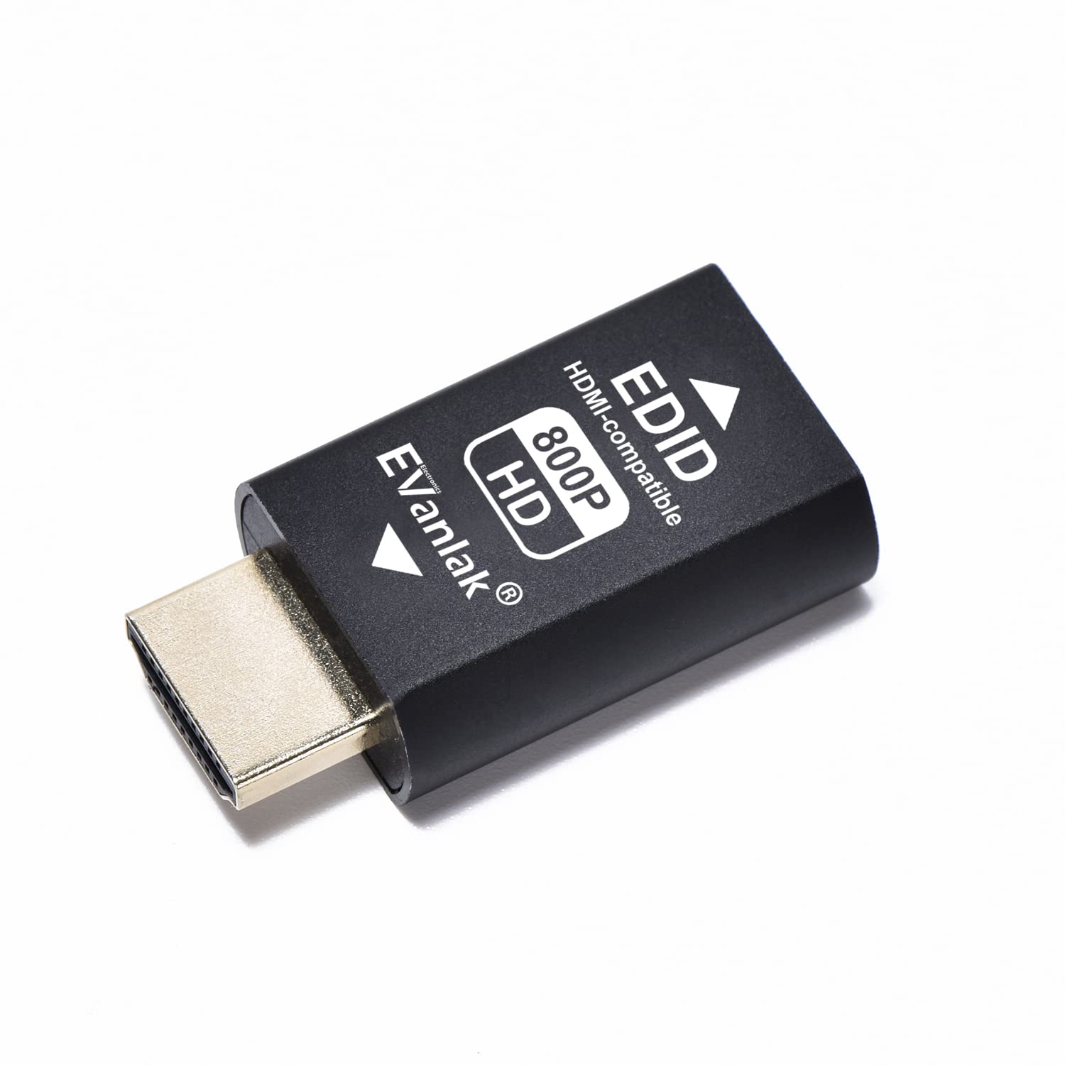 Evanlak Hdmi Edid Emulator Passthrough Dongle (3Rd Generrtion Premium Aluminum) Eliminated Emulator Adapter Edid Emulator Work W