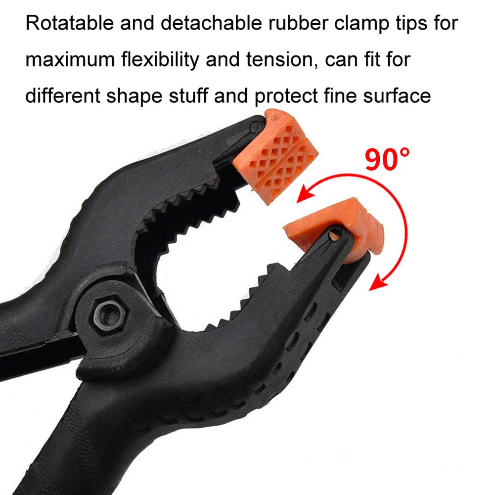 10 Pieces 2.56 Inch Small Photography Backdrop Clips Photography A Clips Woodworking Clamp Photography Backdrop Support Spring C