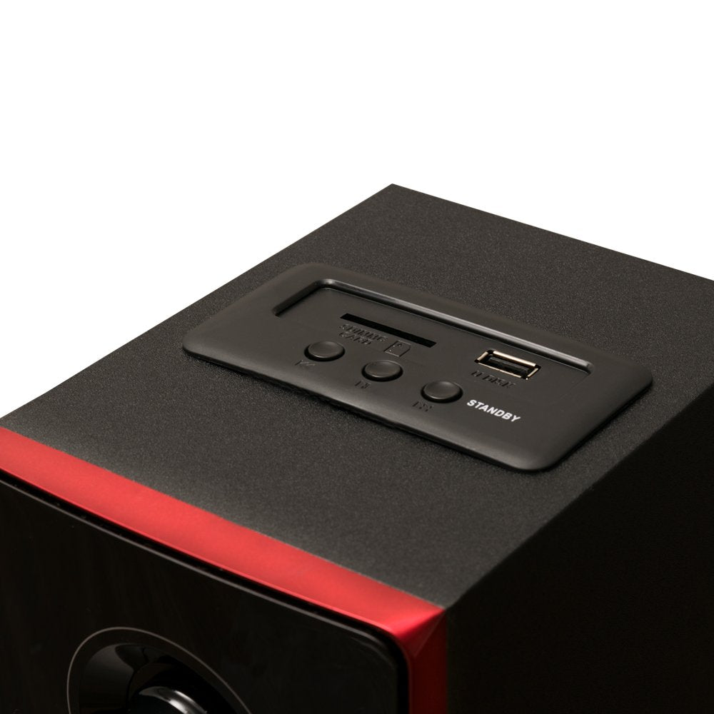 Acoustic Audio By Goldwood 2.1 Bluetooth Speaker System 2.1 Channel Home Theater Speaker System, Black (Aa2103)