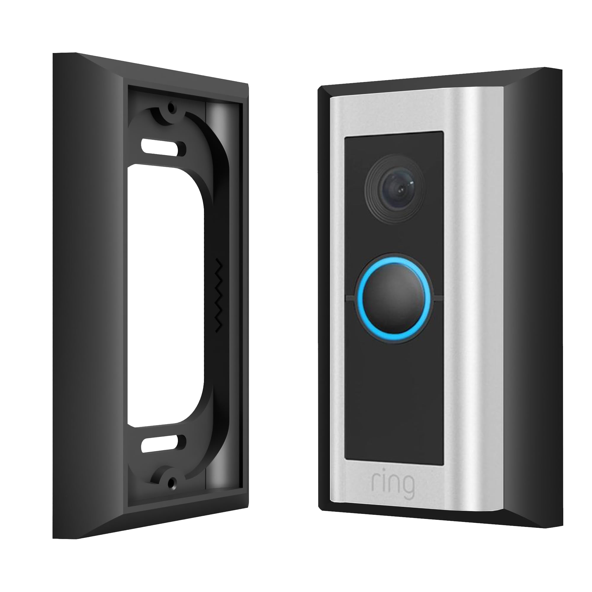 Ring Doorbell Mount   Hidden River Lab Genuine Wall Plate For Ring Wired Doorbell Pro (Formerly Ring Pro2)   Premium Adapter Pla