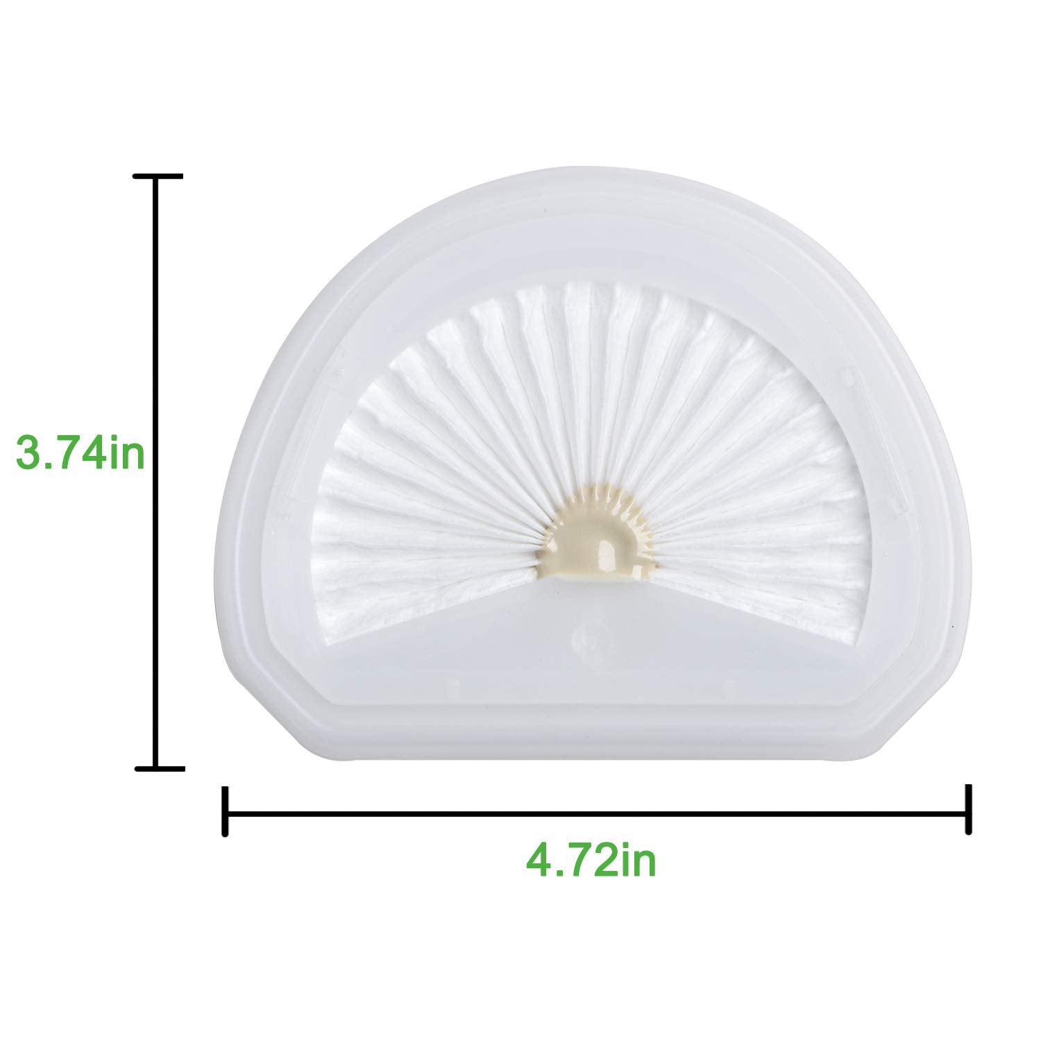 Laukowind 4Pack Vlpf10 Replacement Filters Compatible With Black And Decker Hand Vacuum Filter Model # Hlva320J00 Hlva315J & N57