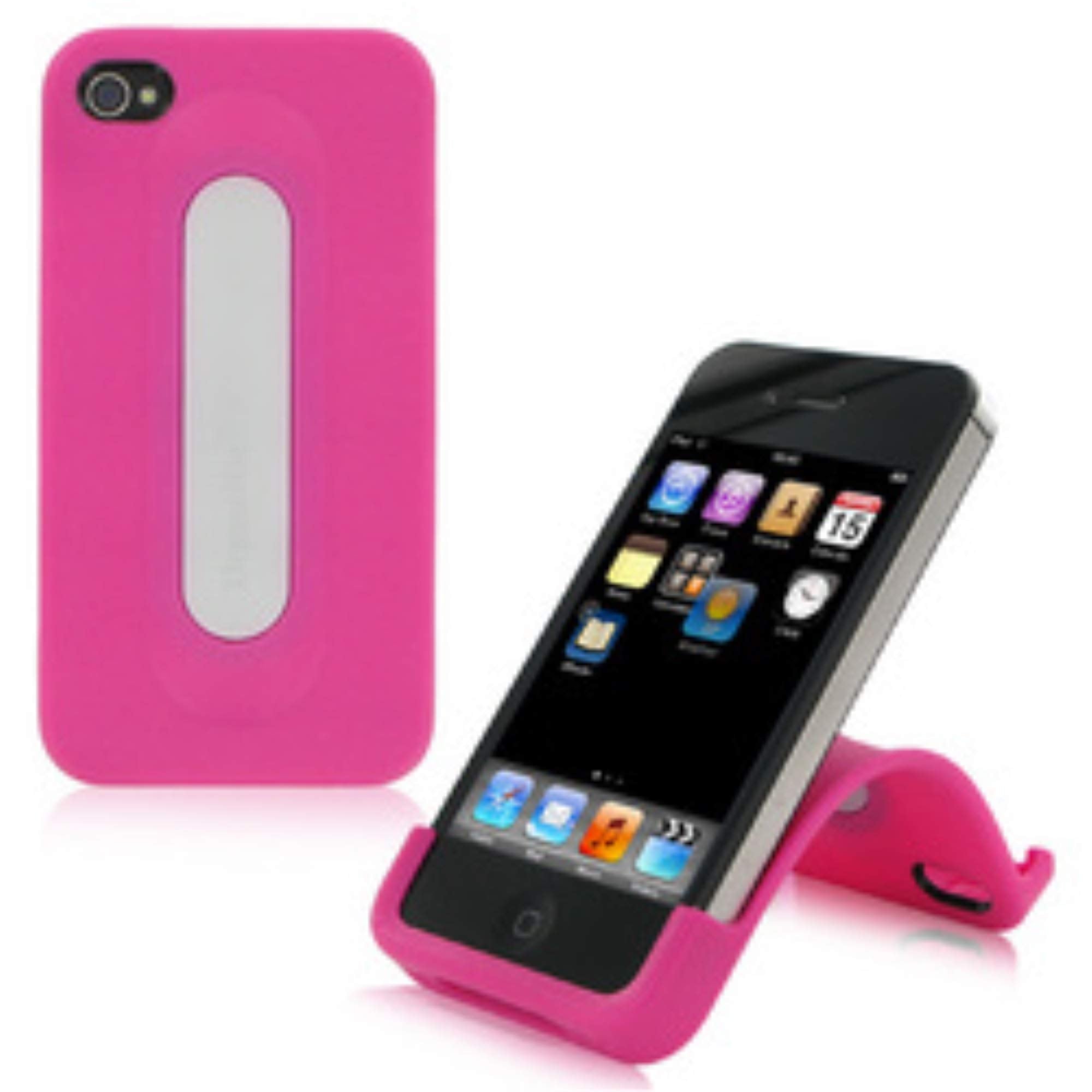 Xtrememac Ipp Ss4 33 Snap Stand For Iphone 4   Pink