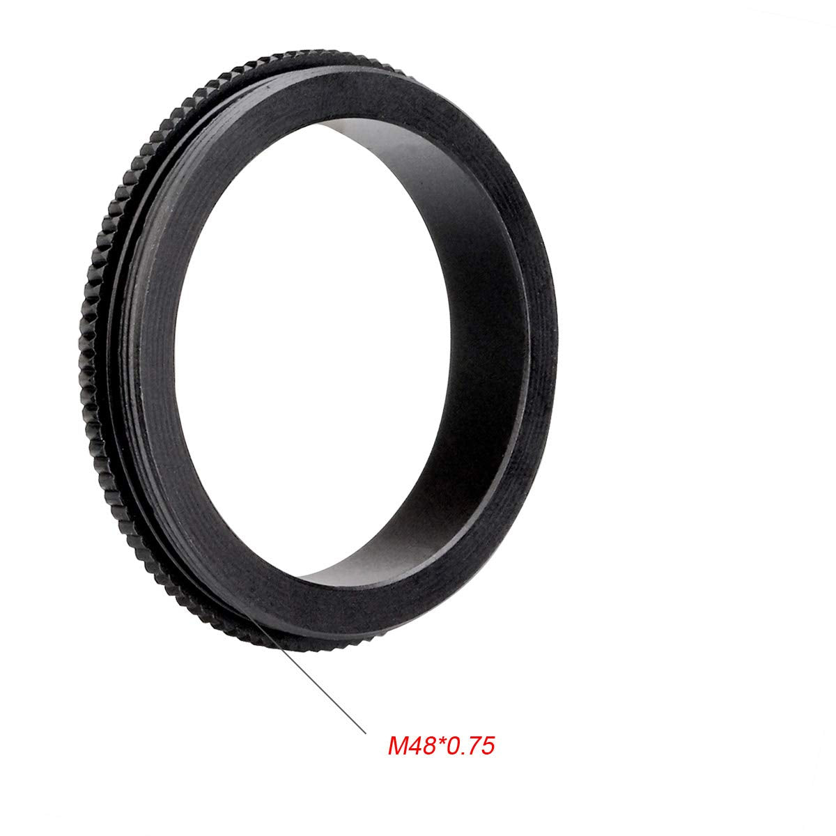 Svbony Sv130 M48 Male To M42 Male Telescope Adapter Knurling Design Black