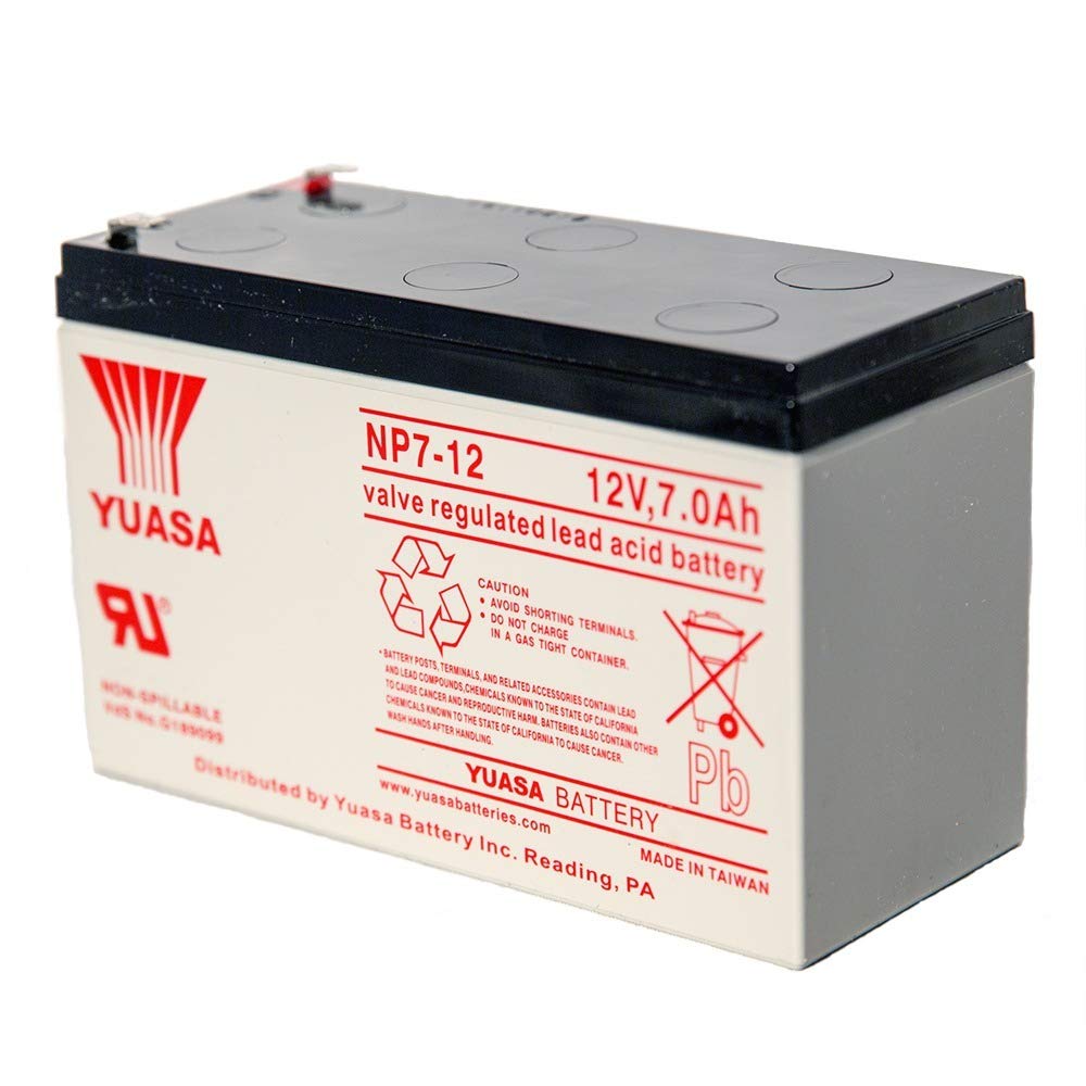 Yuasa Np7 12, 12V 7Ah Lead Acid Battery Np7 12