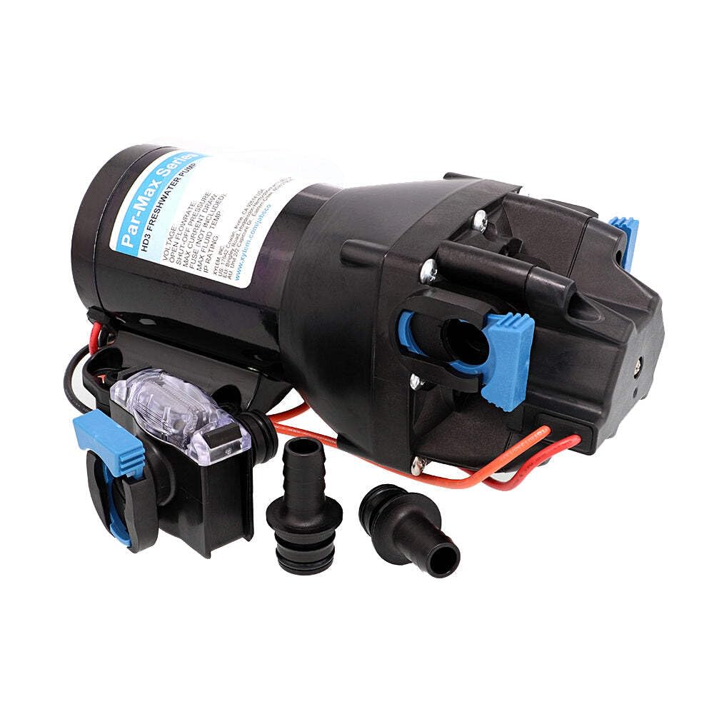 Jabsco Par-Max Hd3 Heavy Duty Water Pressure Pump - 12V - 3 Gpm - 40 Psi,WBHDWB08PKNSLT3
